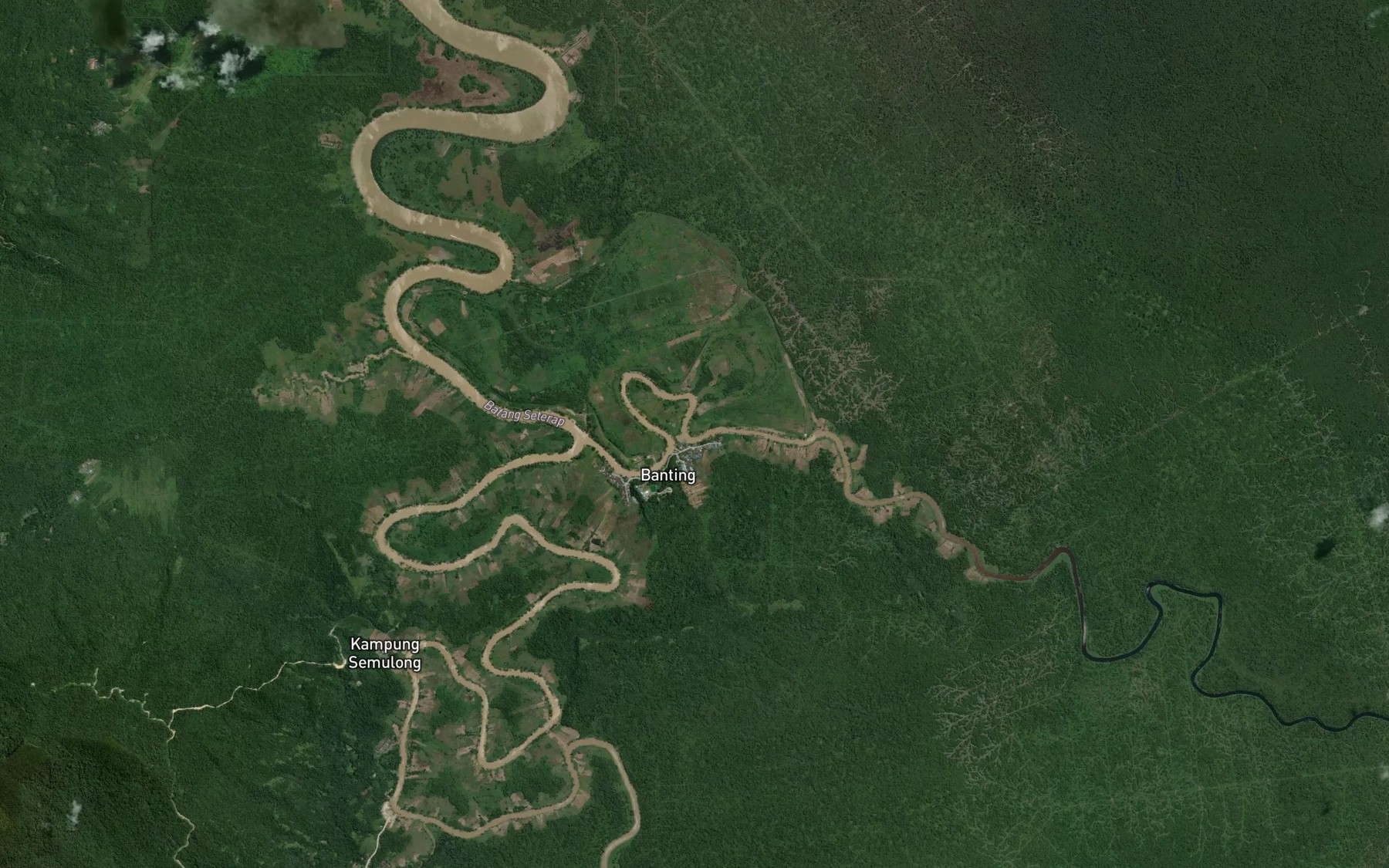 Satellite map of the Tanjong Dadak