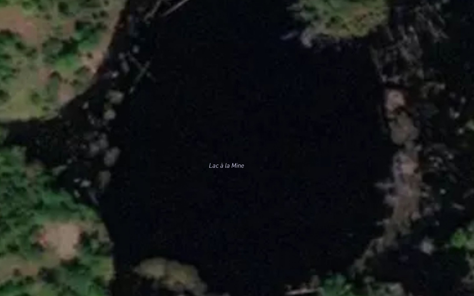 Satellite map of the Lac a la Mine