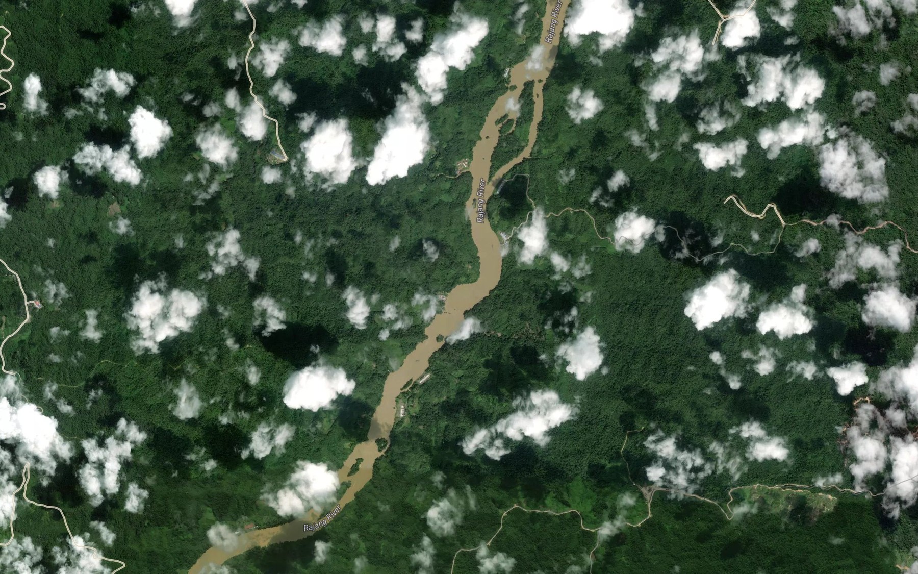 Satellite map of the Sungai Bangat