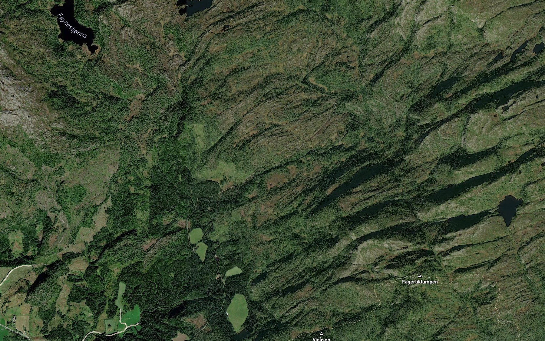 Satellite map of the Bekkrokan