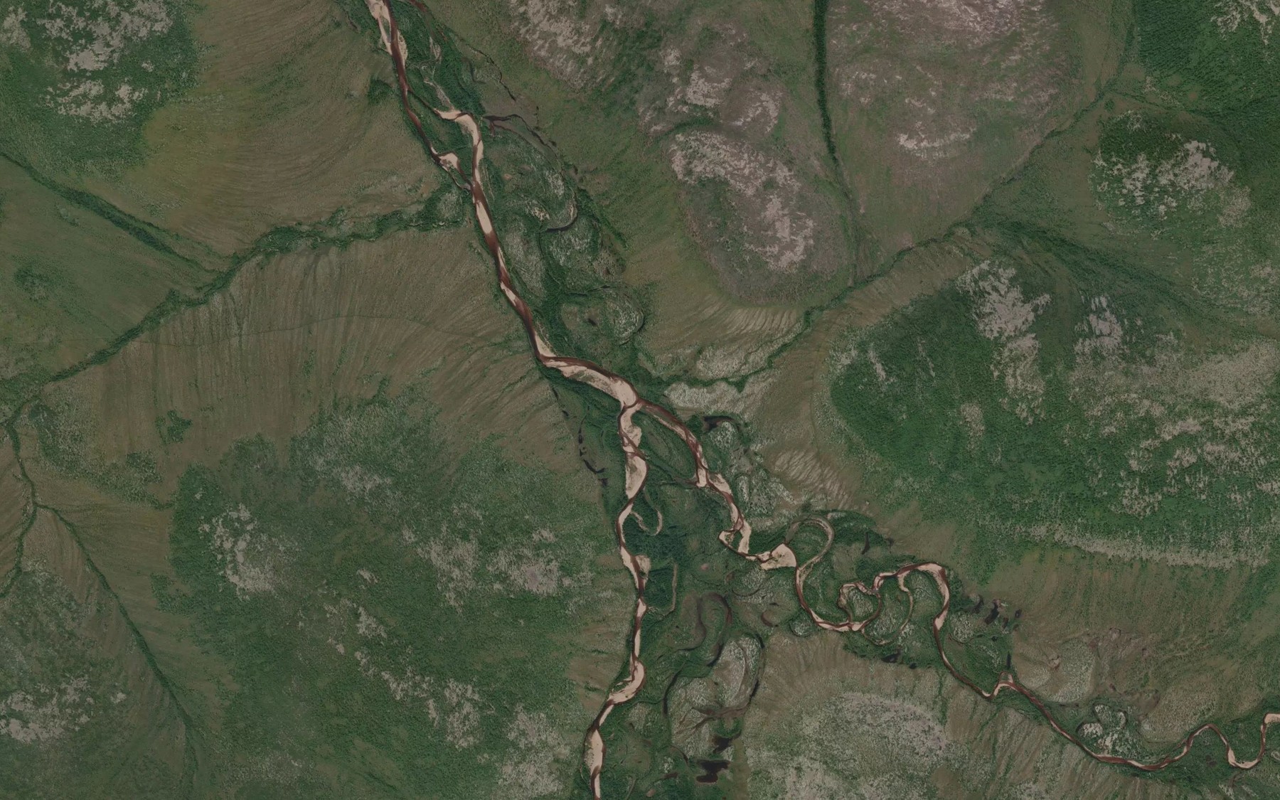 Satellite map of the Udyumkan