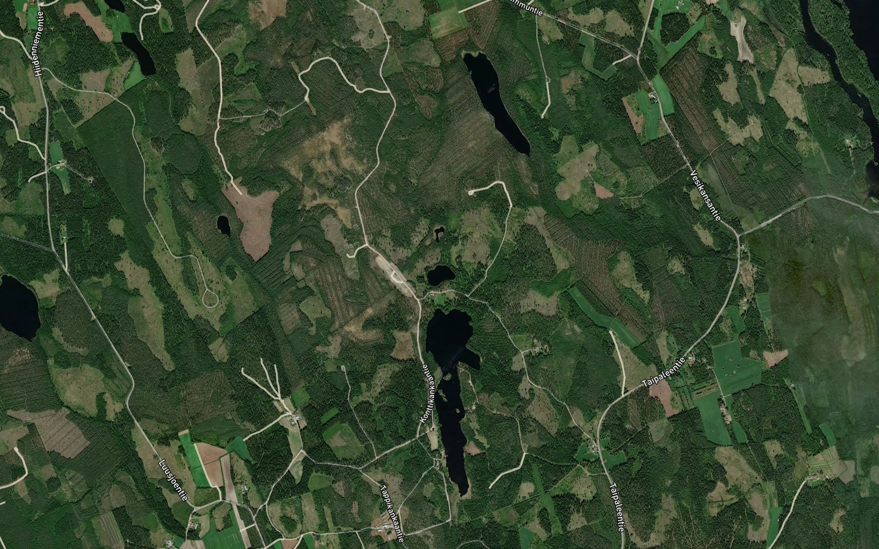Satellite map of the Iso-Maikko
