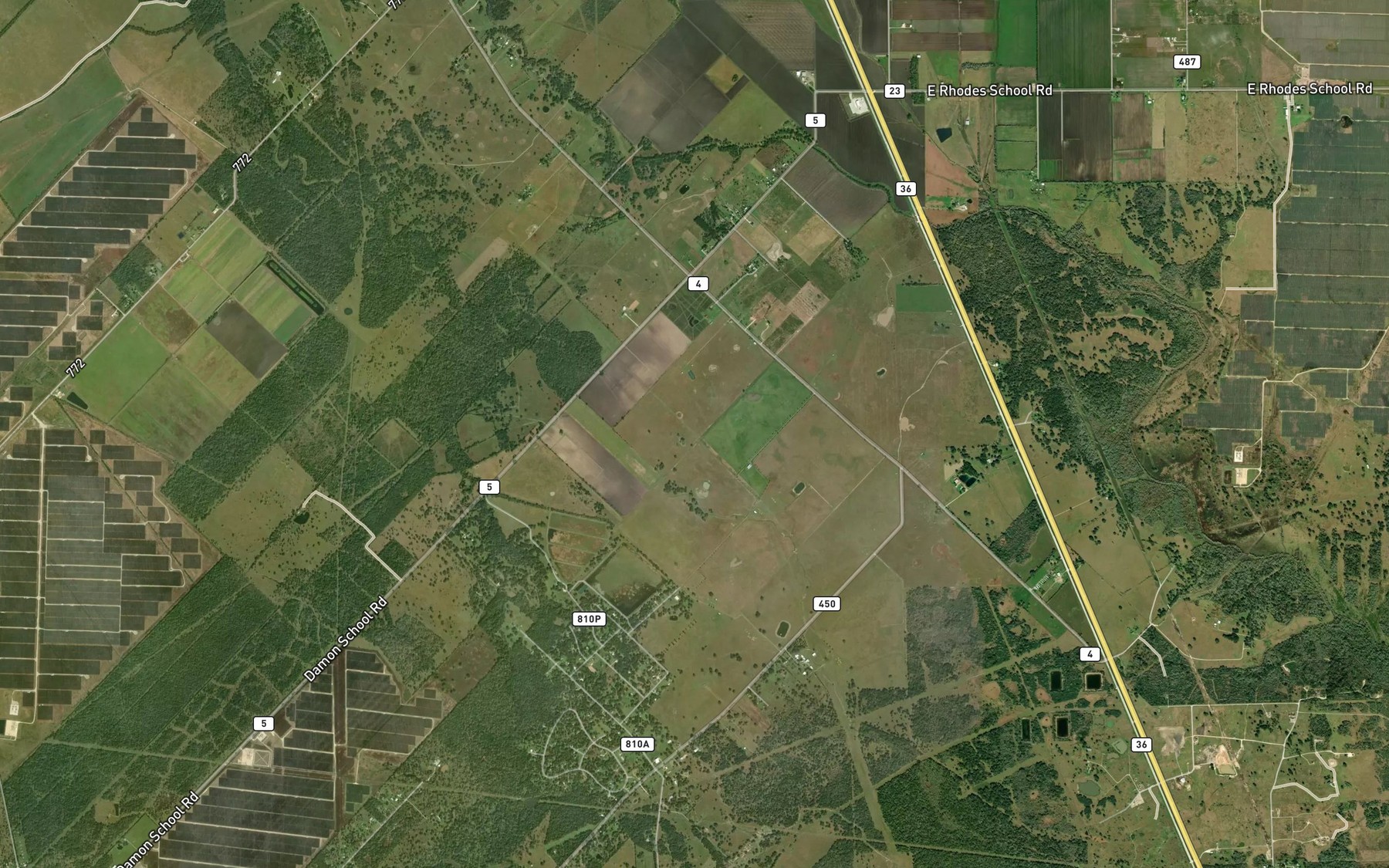 Satellite map of the Williams Lake Number 2