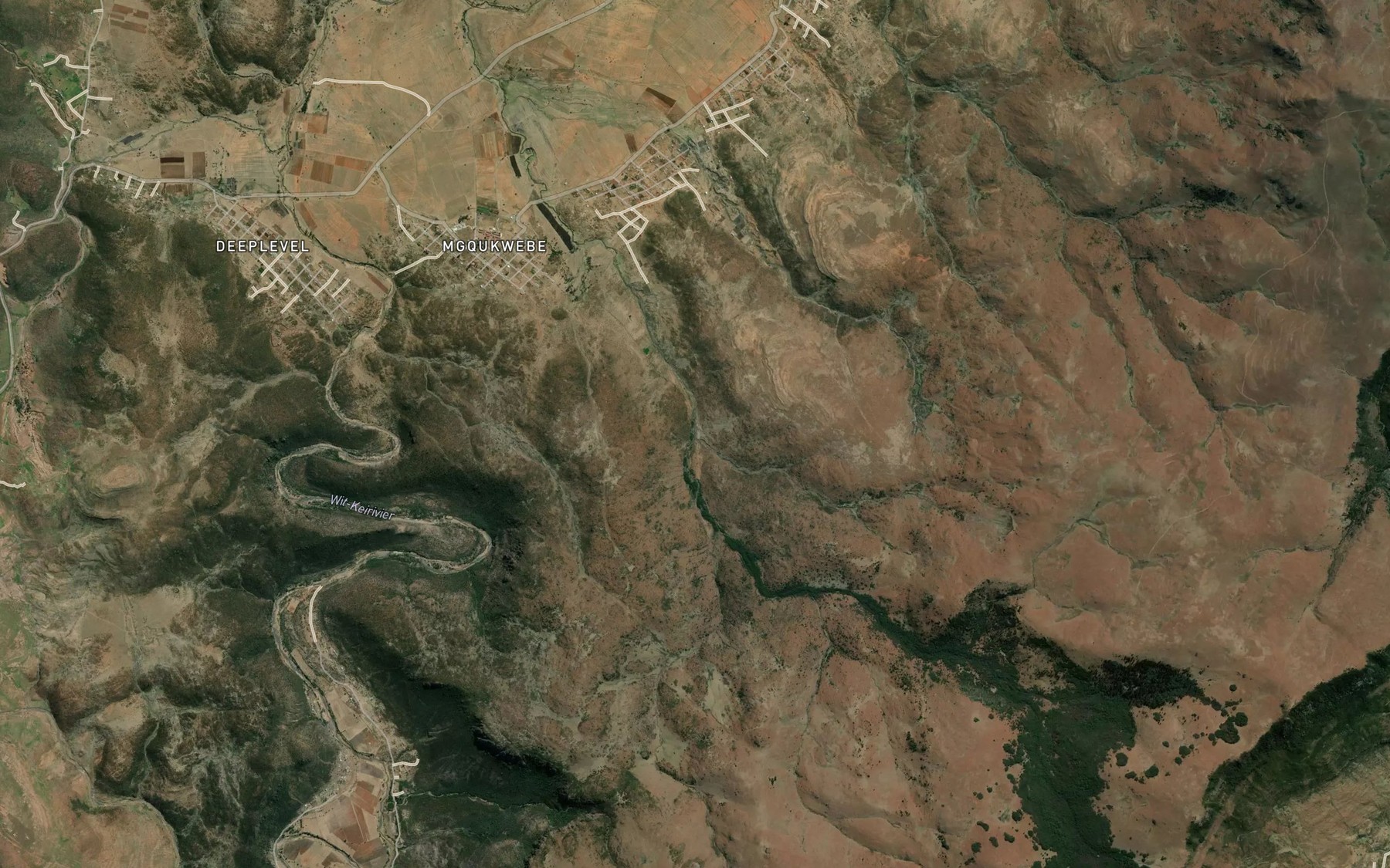 Satellite map of the Jekeni