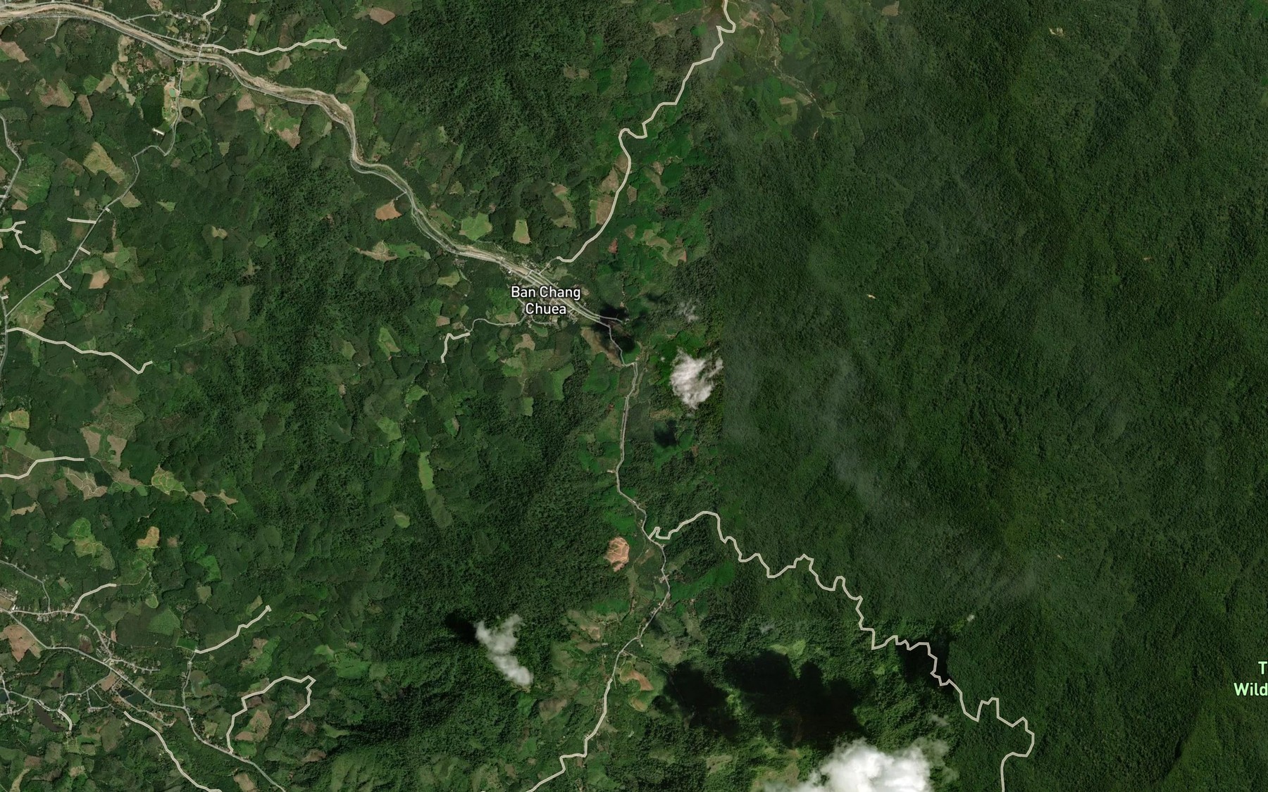 Satellite map of the Khlong Bang Pho Ta