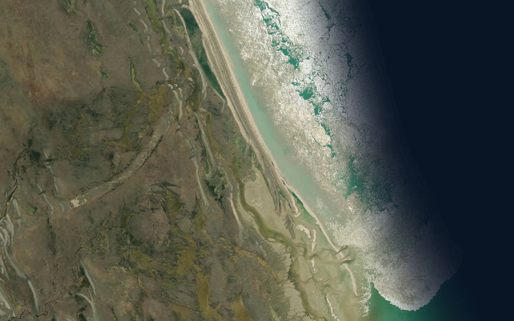 Satellite map of the Salmon Creek