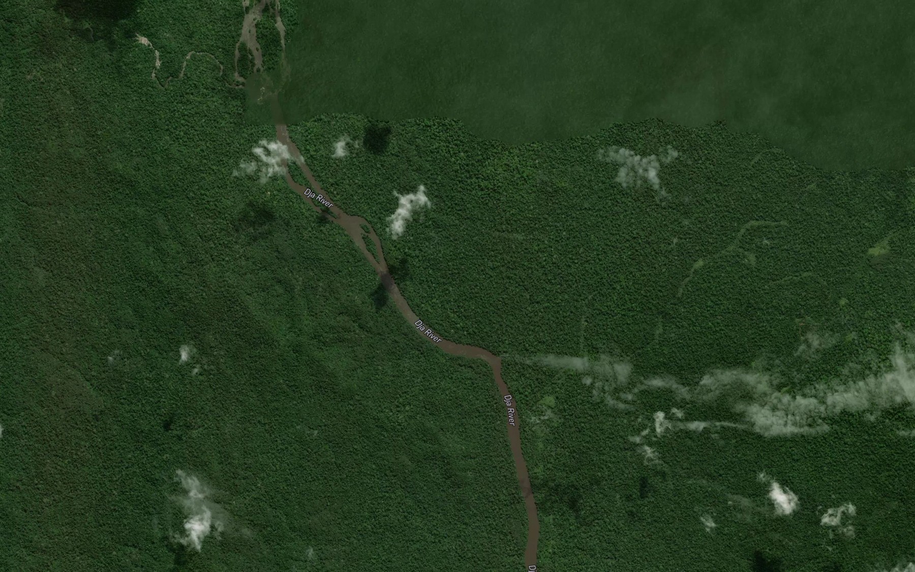 Satellite map of the Tsememe