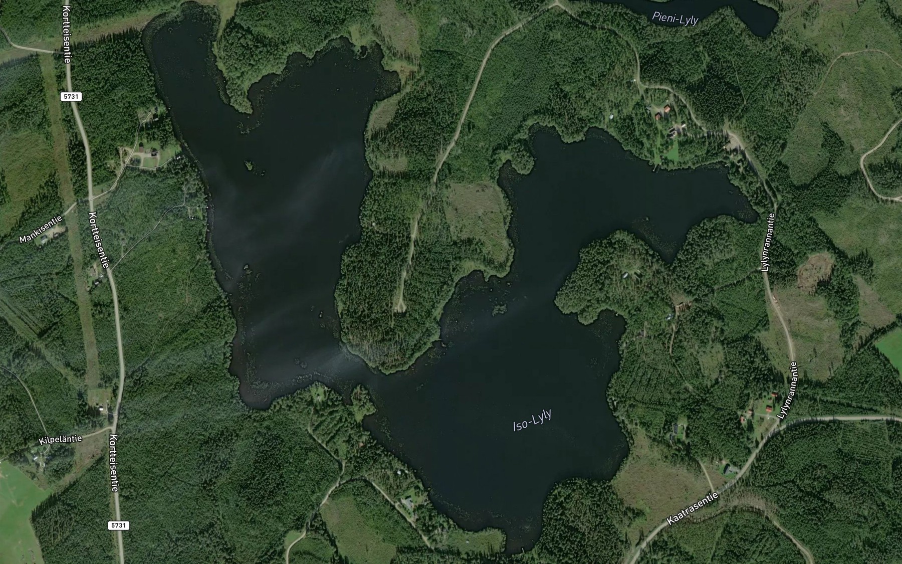 Satellite map of the Iso-Lyly