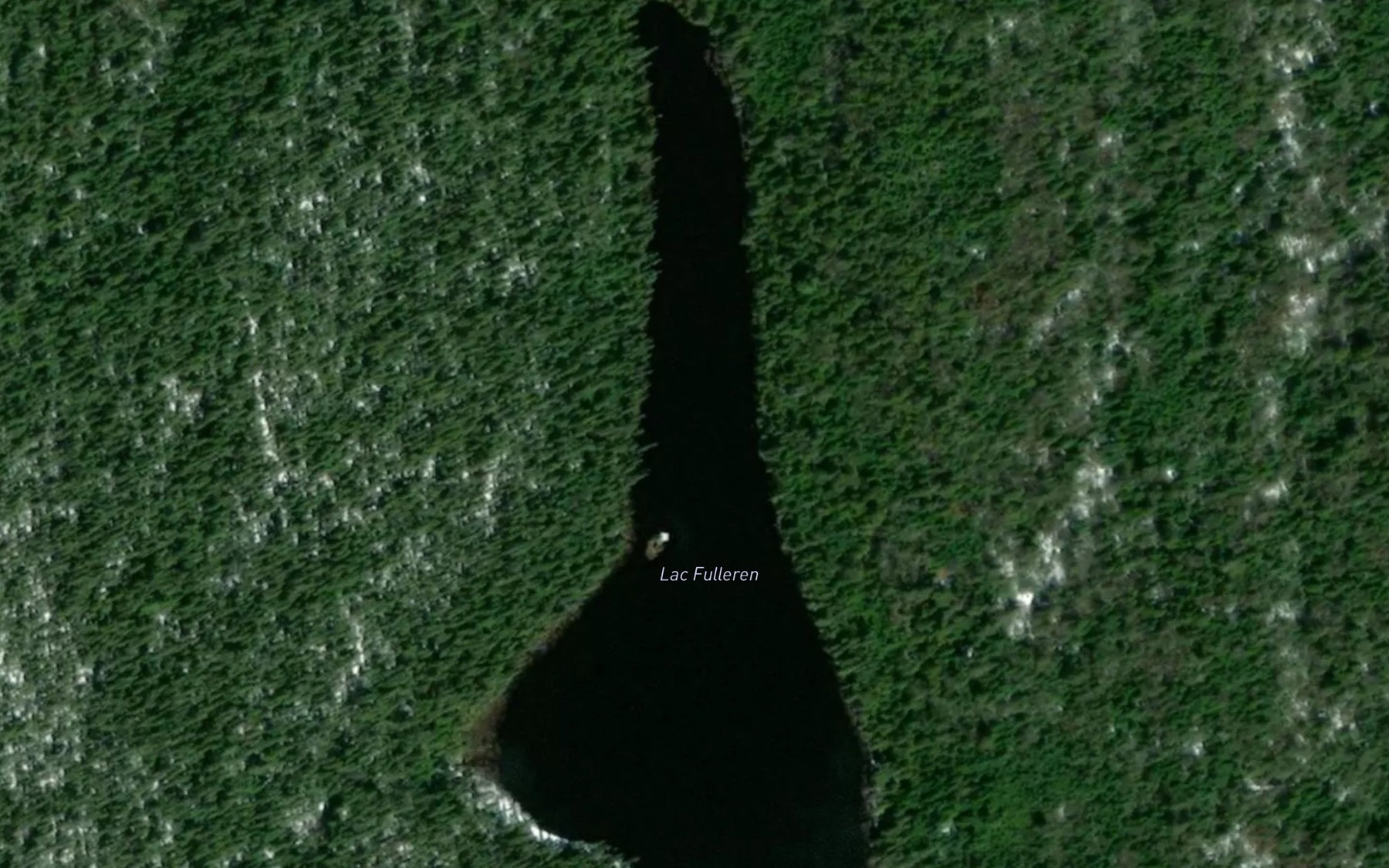 Satellite map of the Lac Fulleren
