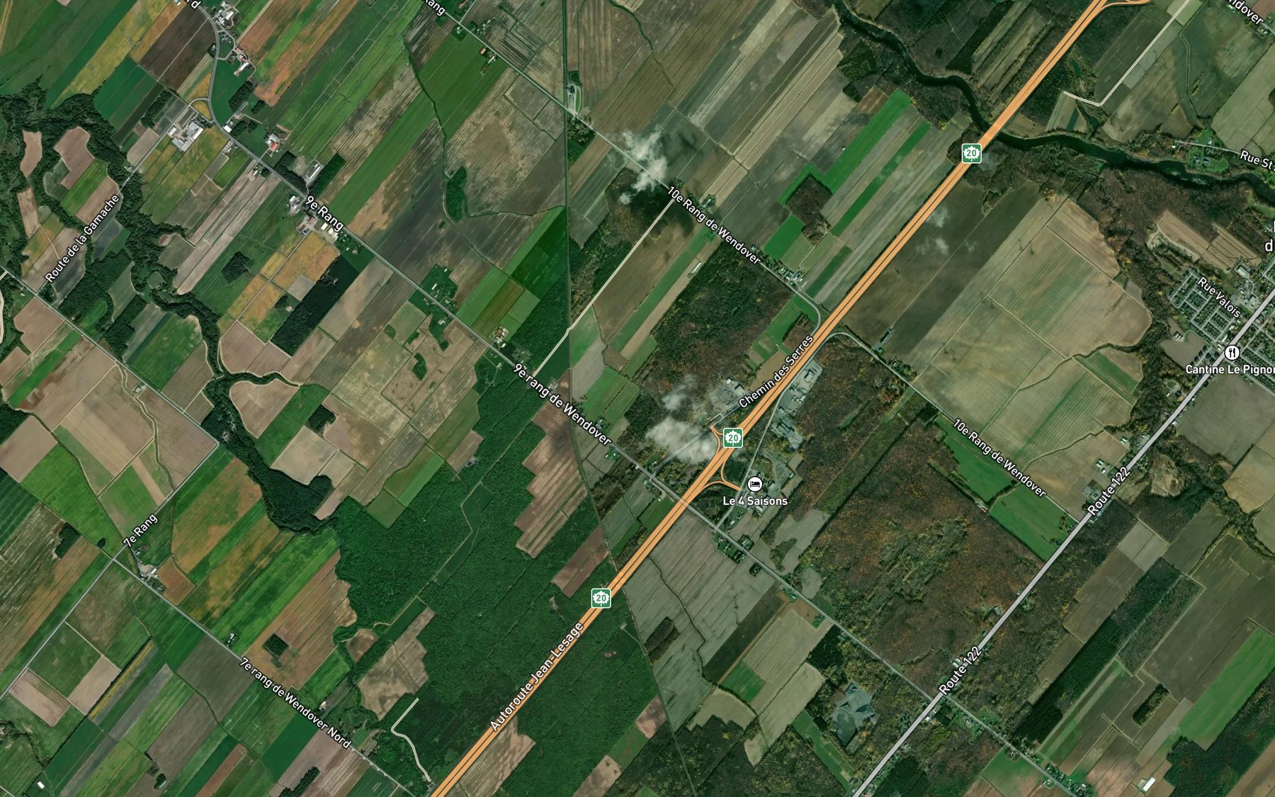 Satellite map of the Embranchement Biron