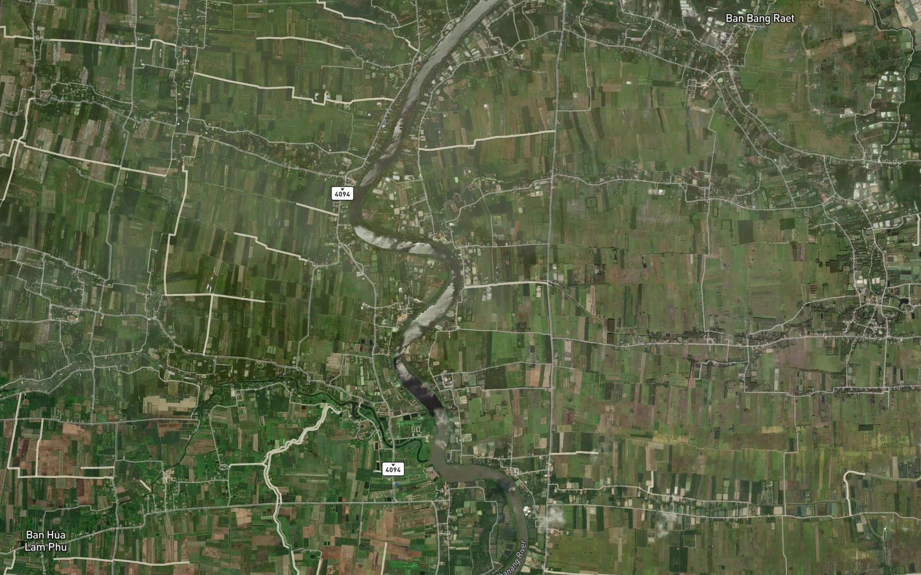Satellite map of the Khlong Bang Do