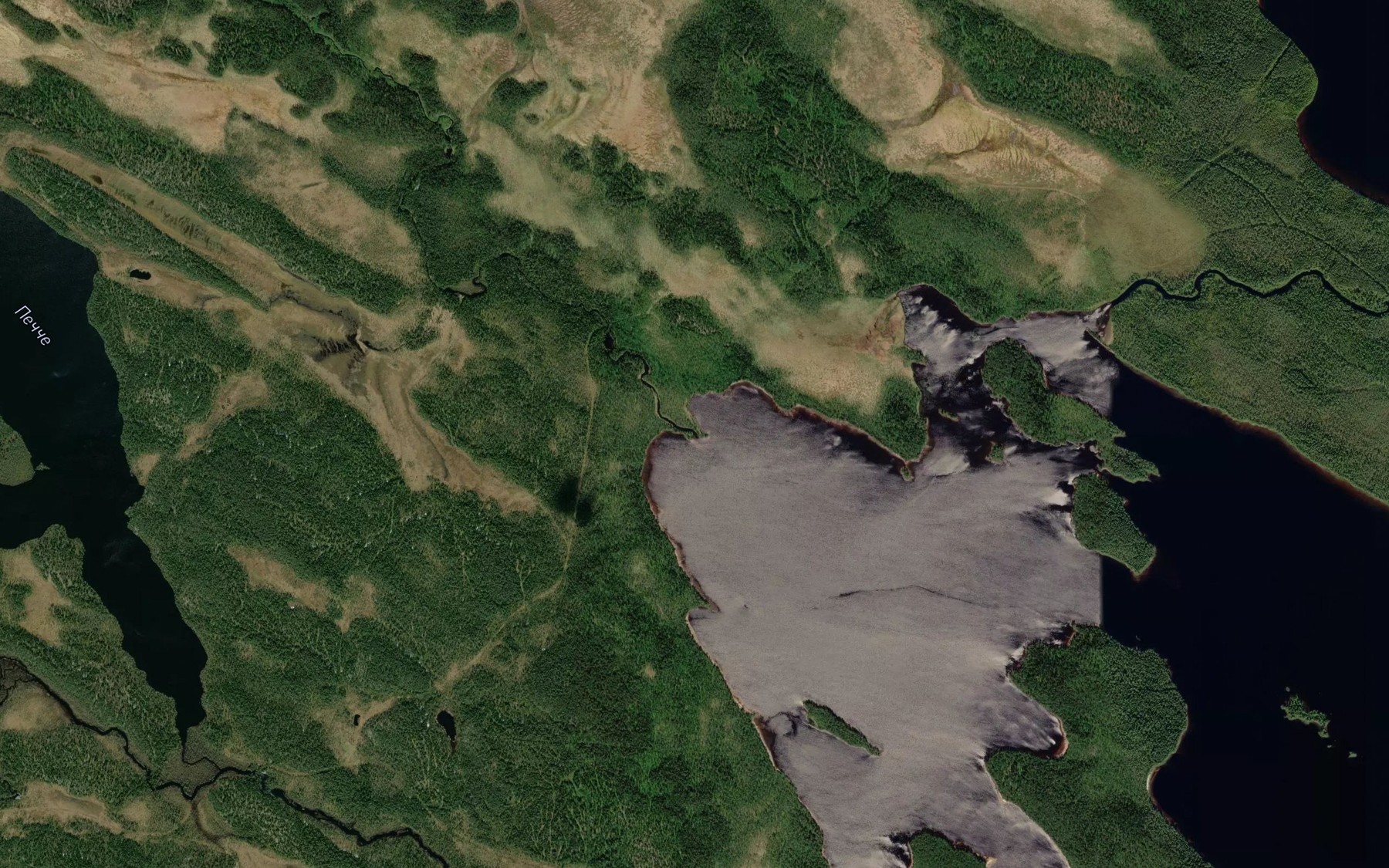 Satellite map of the Sholim-Yarvi