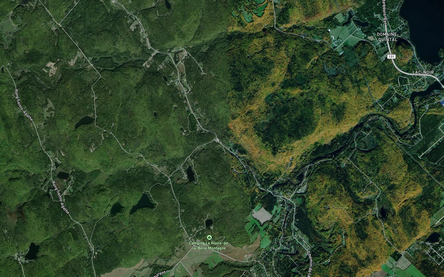 Satellite map of the Decharge du Lac Croche