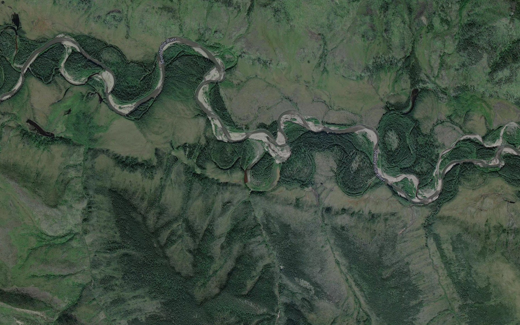 Satellite map of the Phoenix Creek