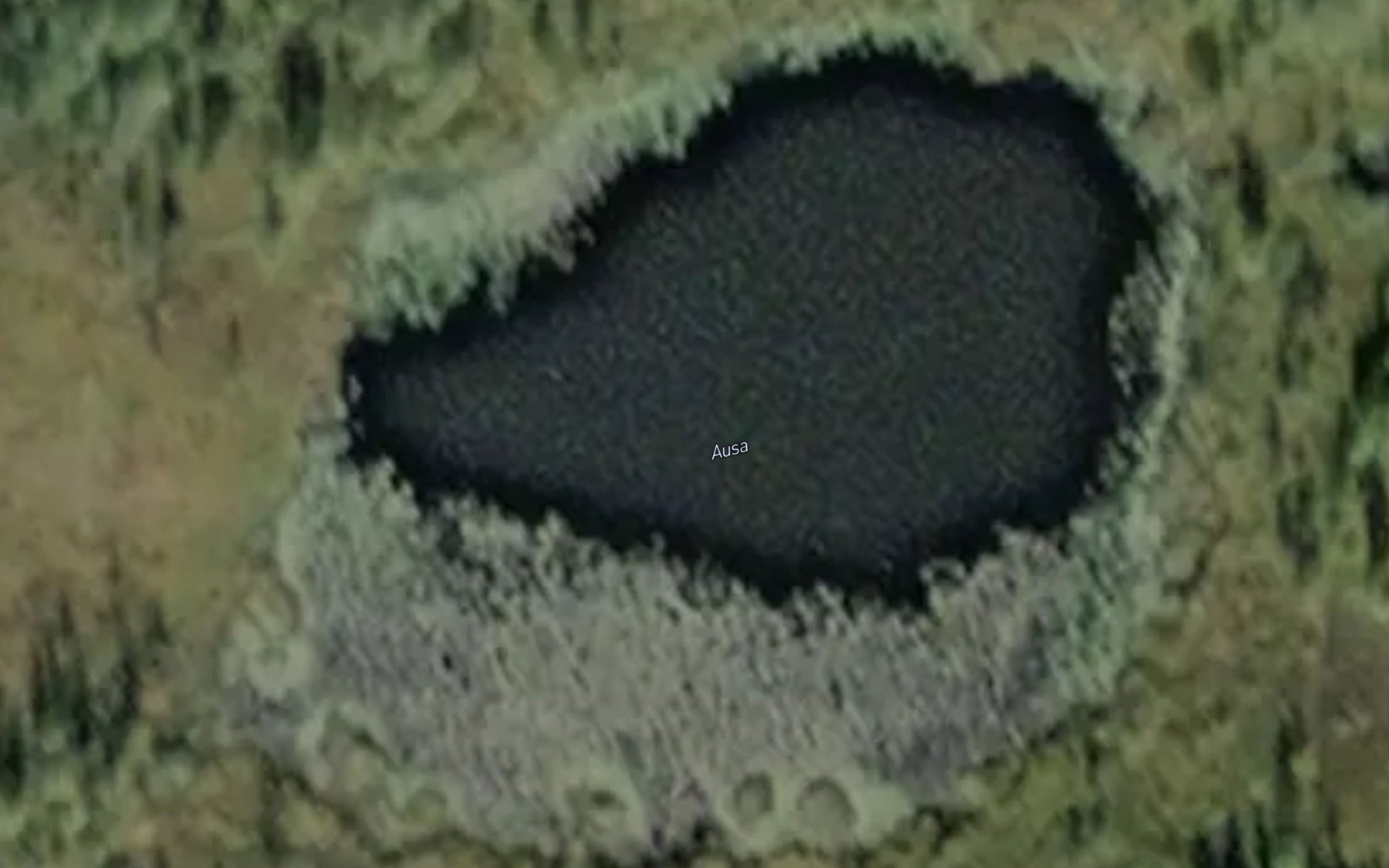 Satellite map of the Ausa