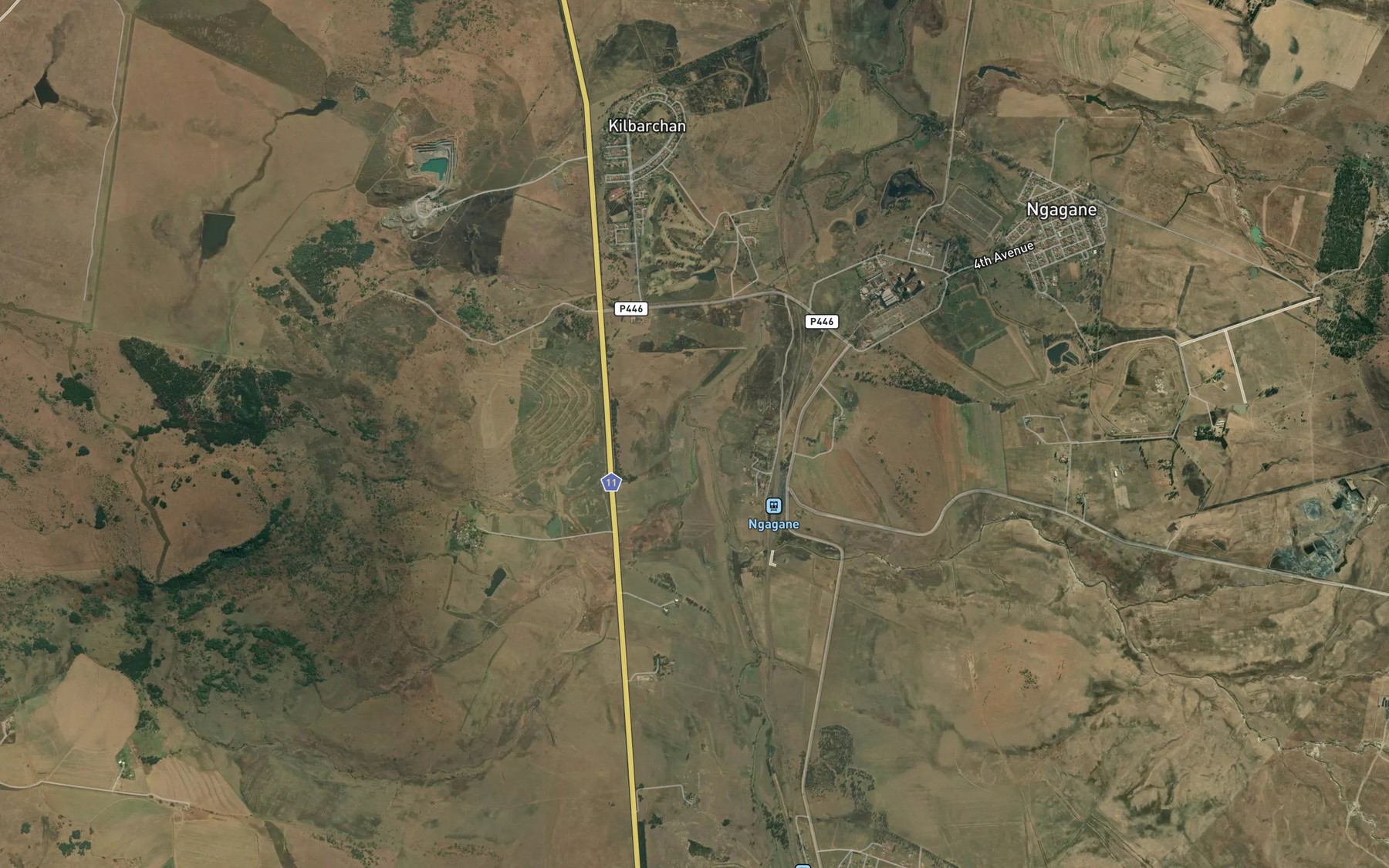 Satellite map of the Mbazo