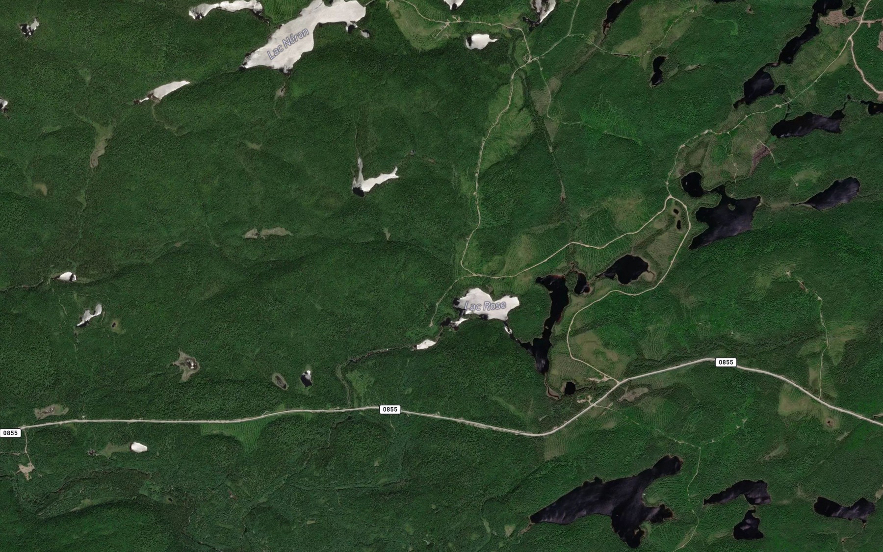 Satellite map of the Etang du Vulpin
