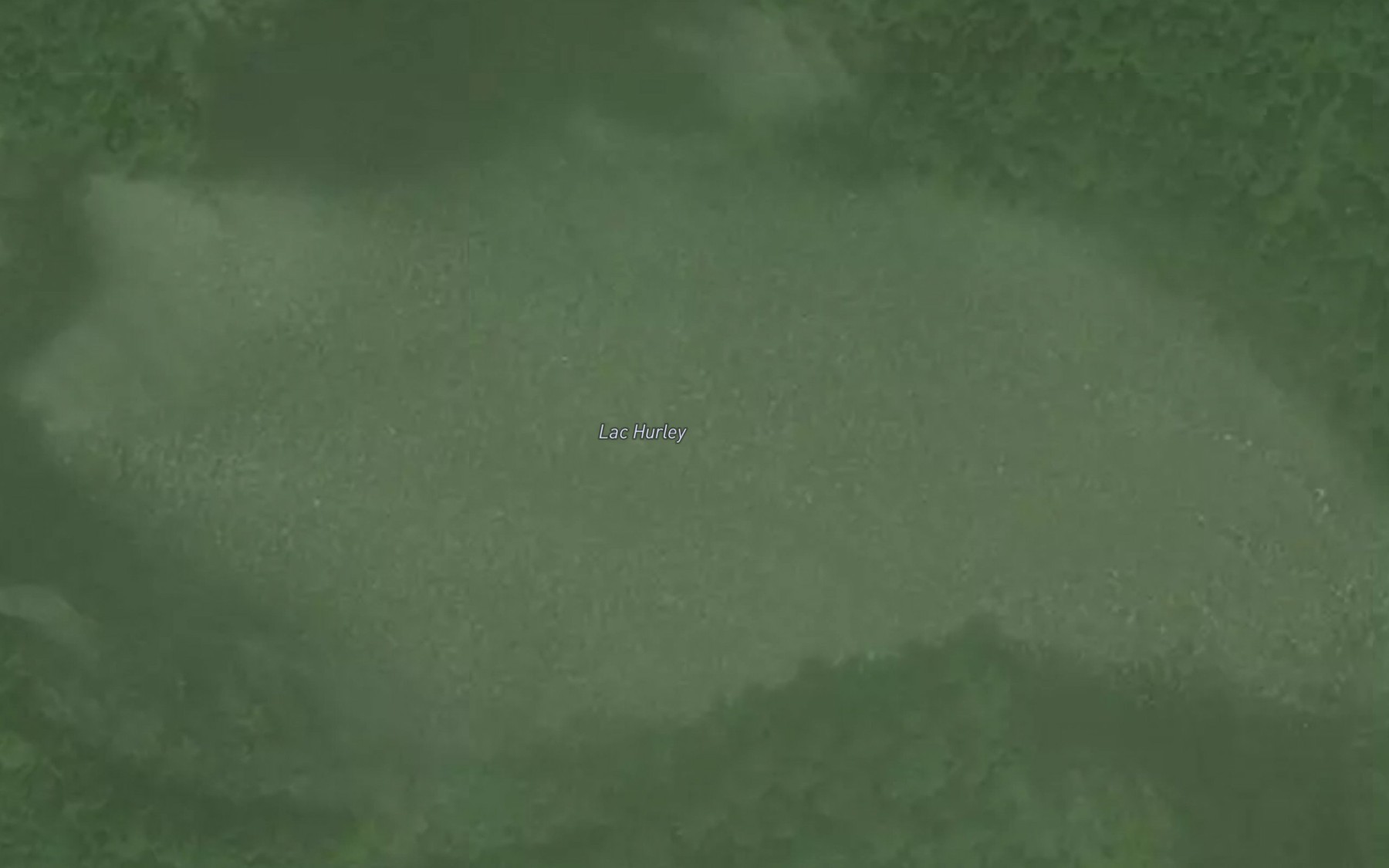 Satellite map of the Lac Hurley