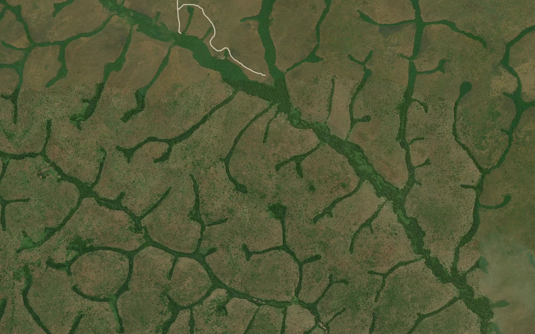 Satellite map of the Kakede