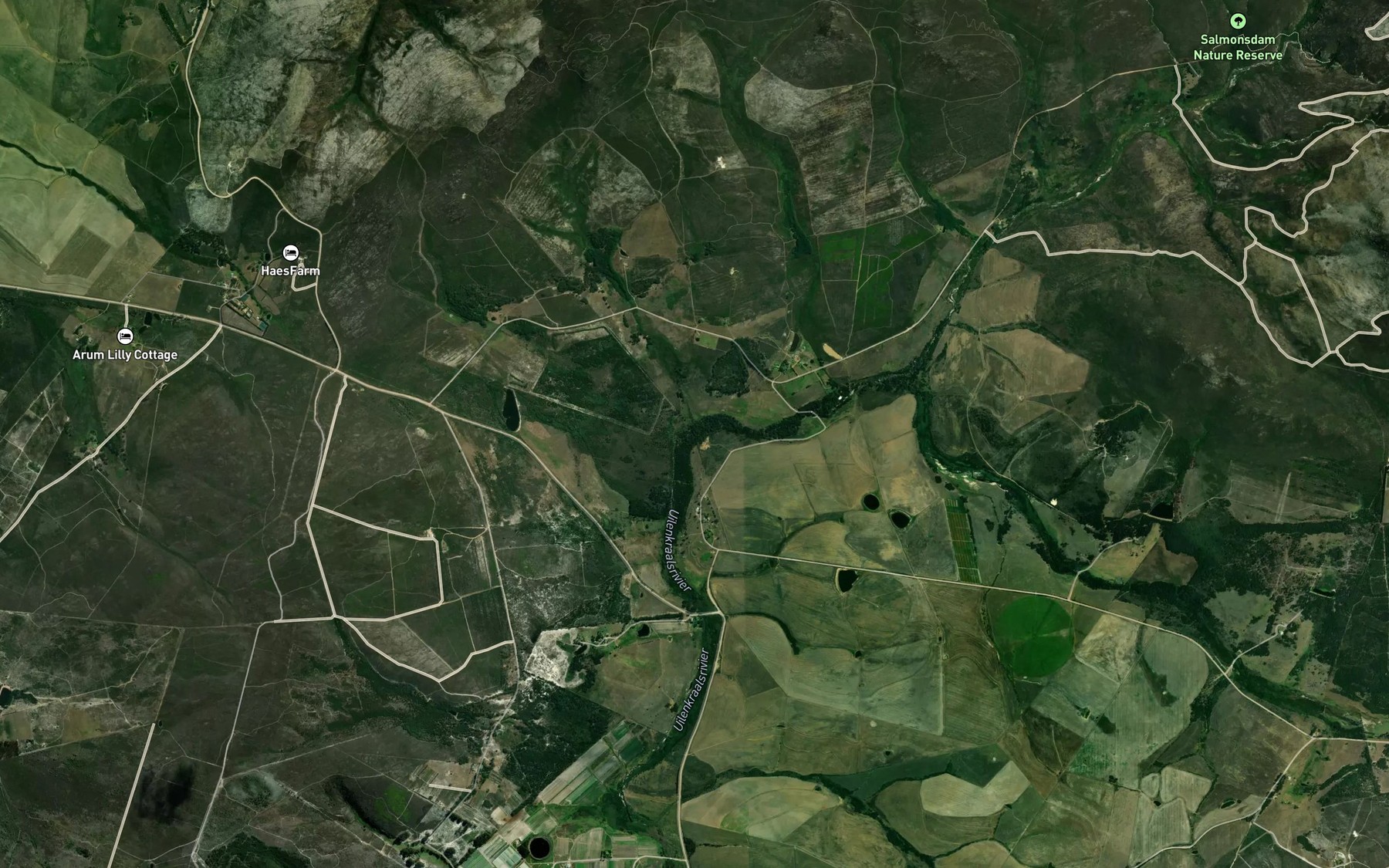 Satellite map of the Perdebergrivier