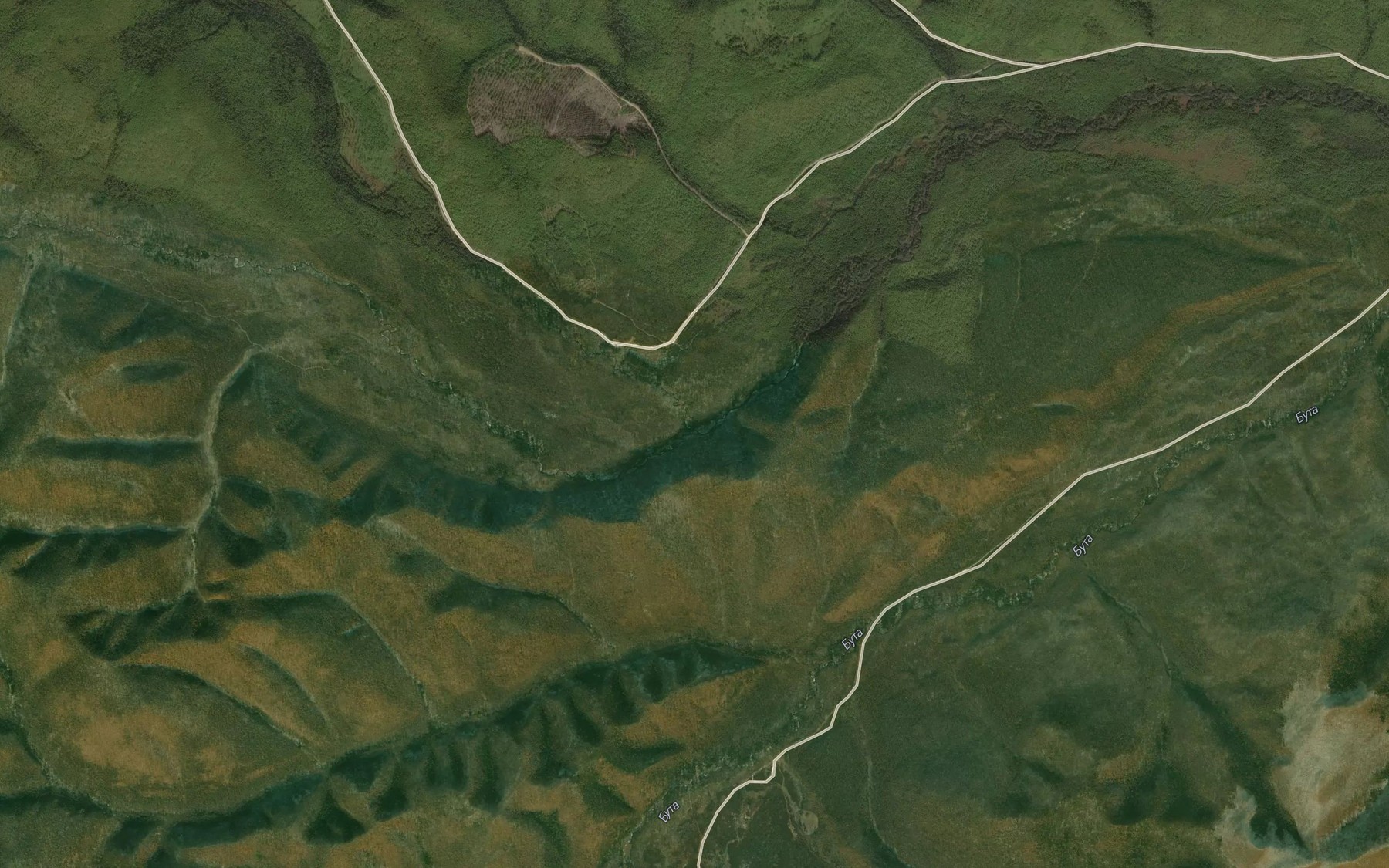 Satellite map of the Dal'niy