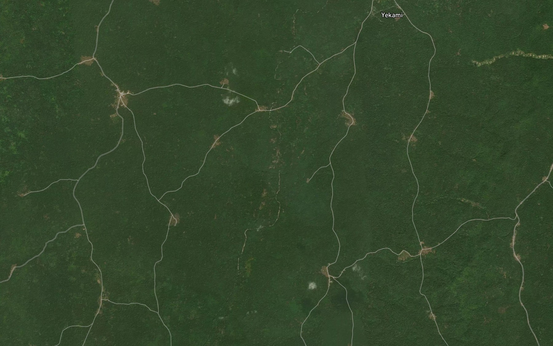 Satellite map of the River Ara