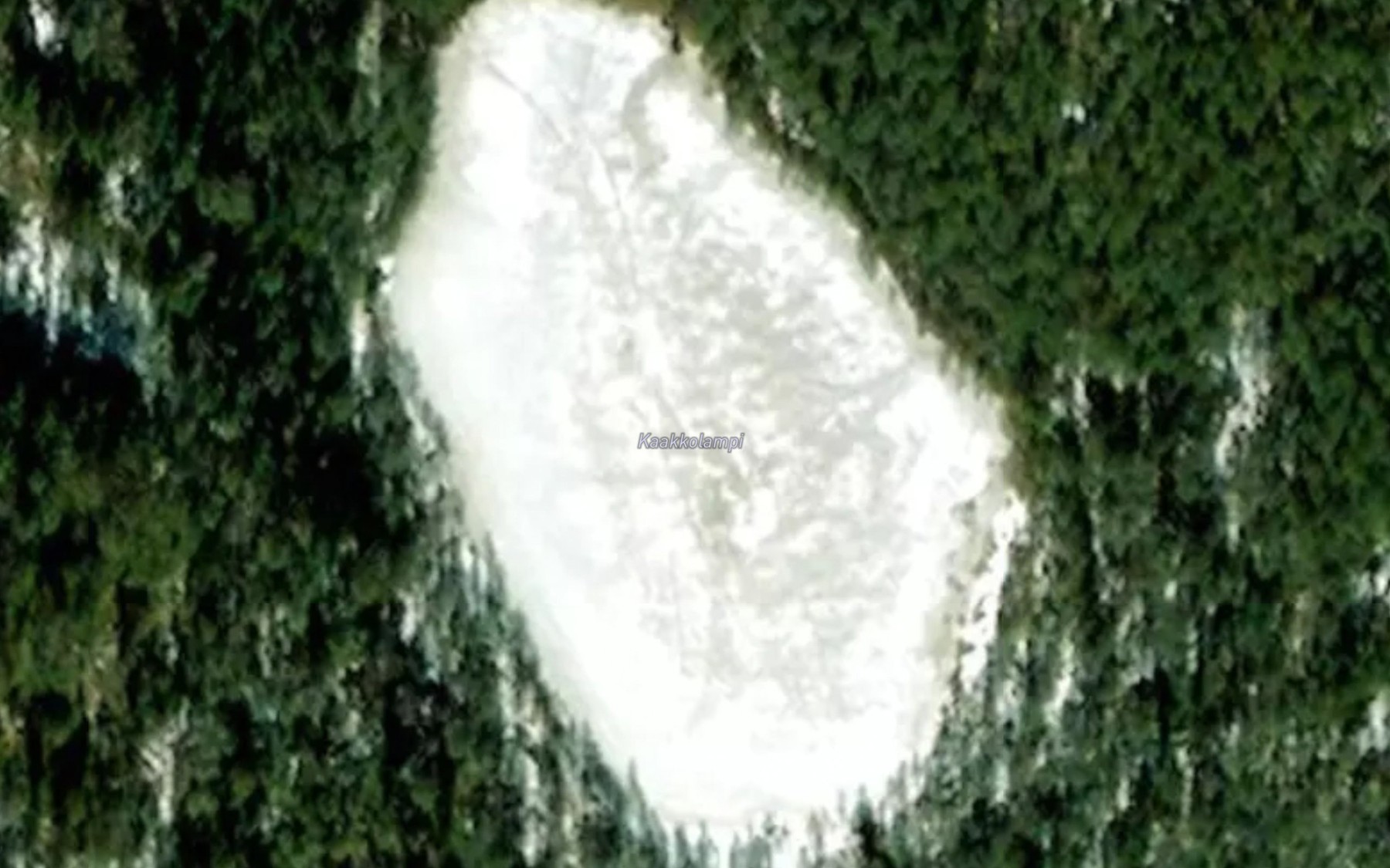 Satellite map of the Kaakkolampi