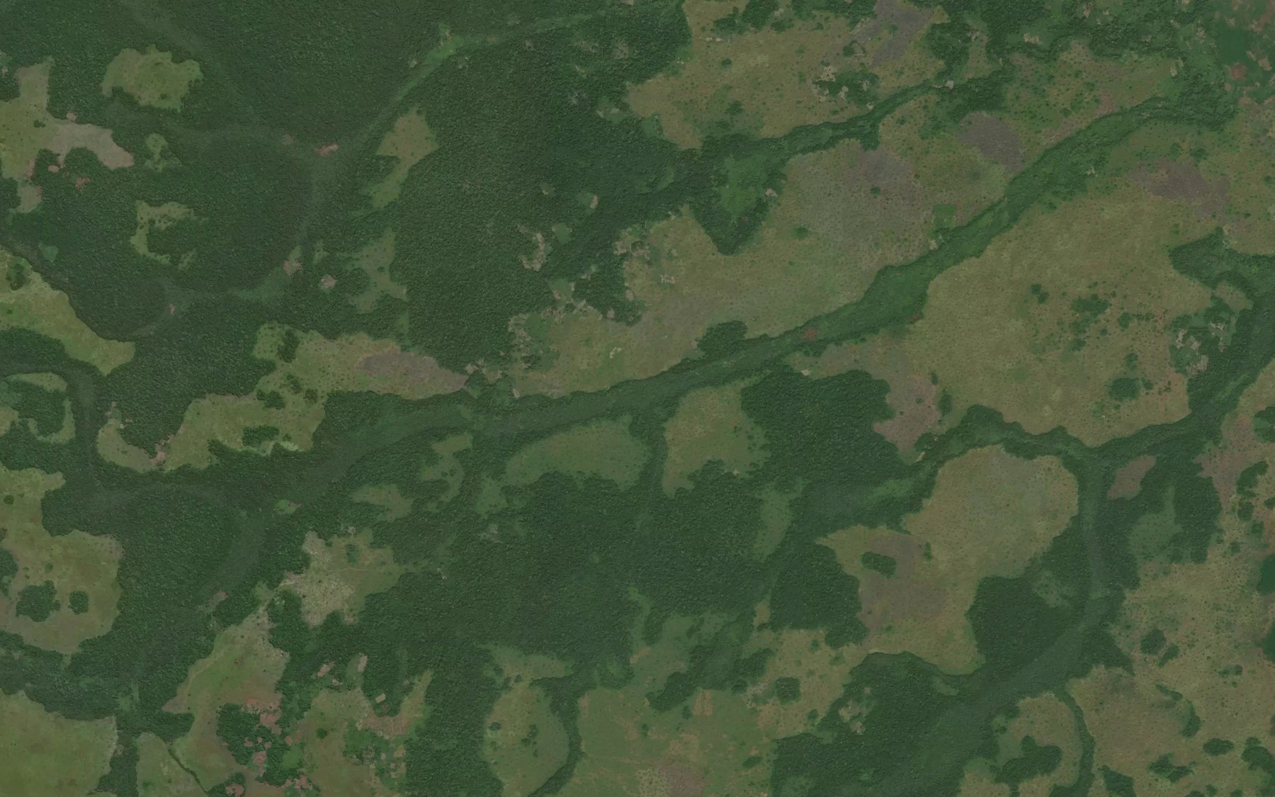 Satellite map of the Nduku