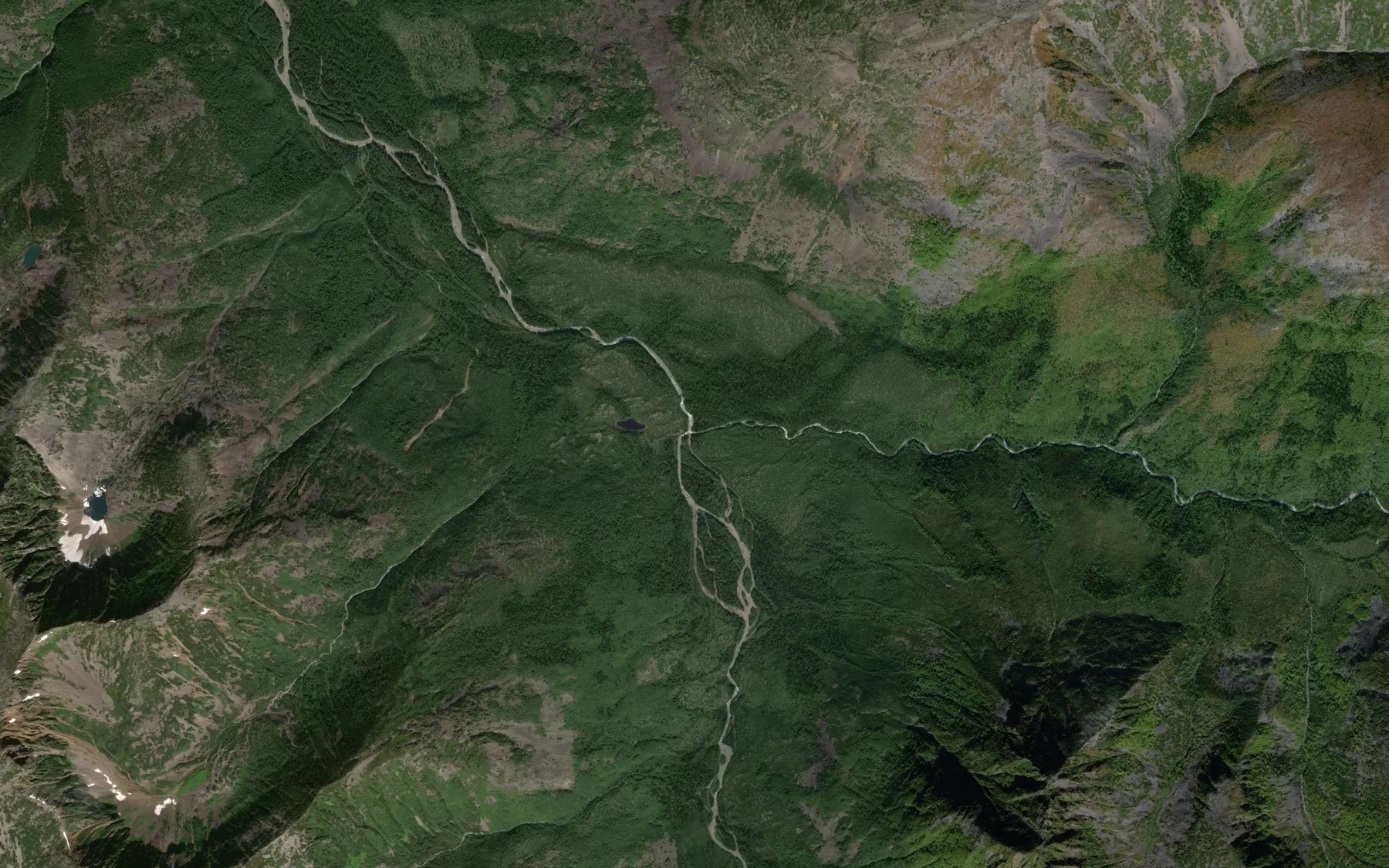 Satellite map of the Ternistyy