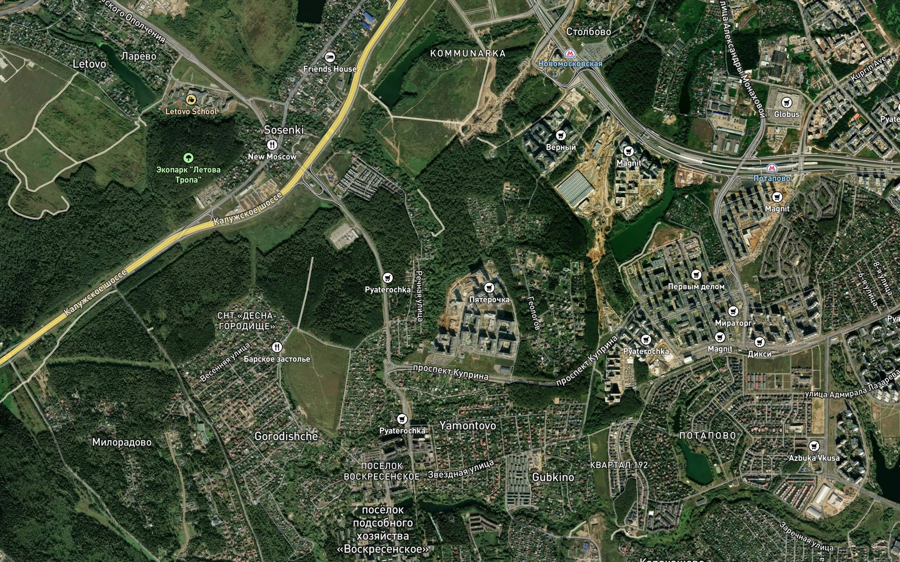 Satellite map of the Varvarka