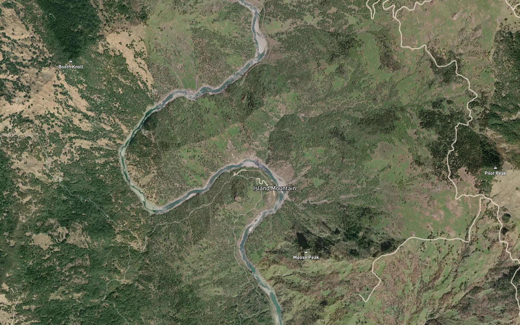 Satellite map of the Tunnel Creek