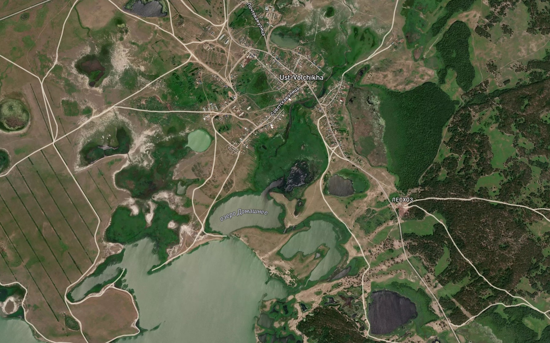 Satellite map of the Volchikha