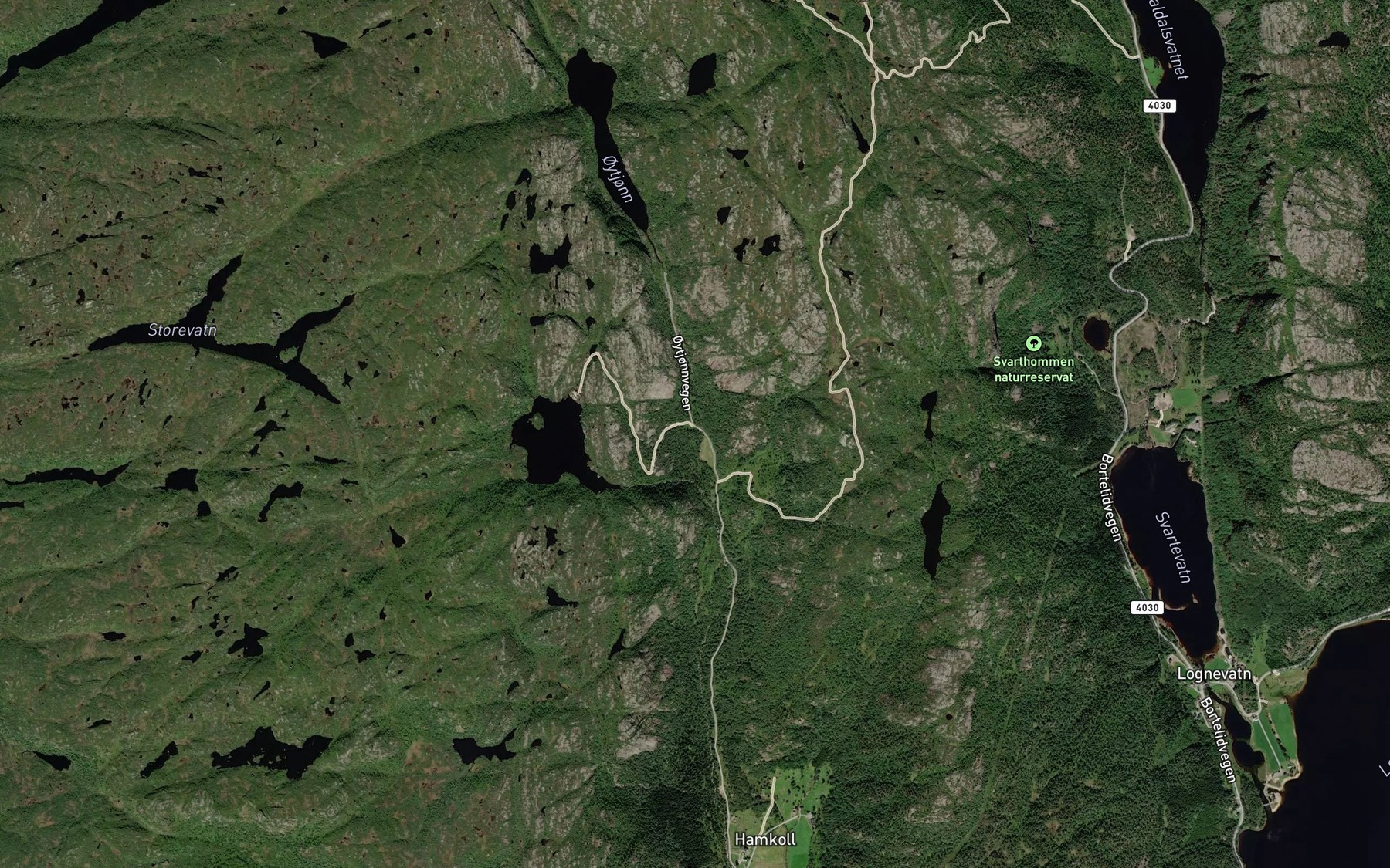 Satellite map of the Hamkollani