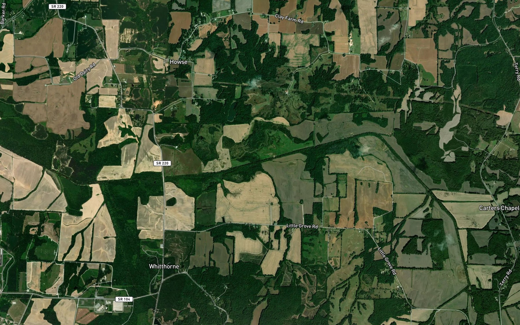 Satellite map of the Steep Bank Branch