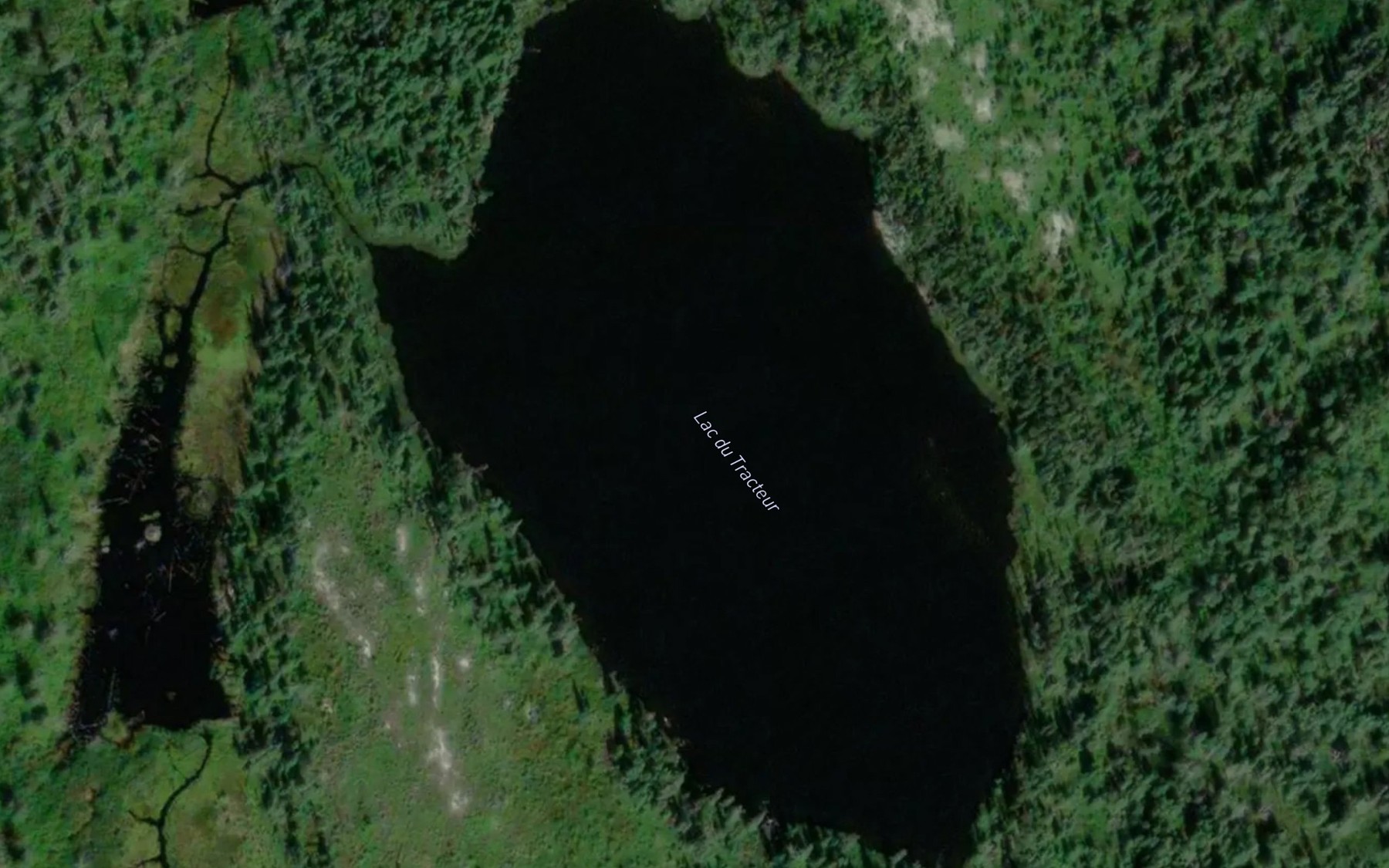 Satellite map of the Lac du Tracteur