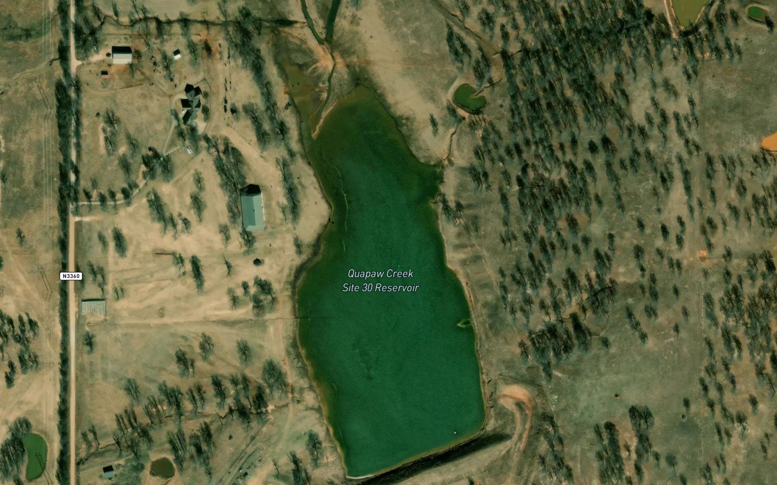 Quapaw Creek Site 30 Reservoir