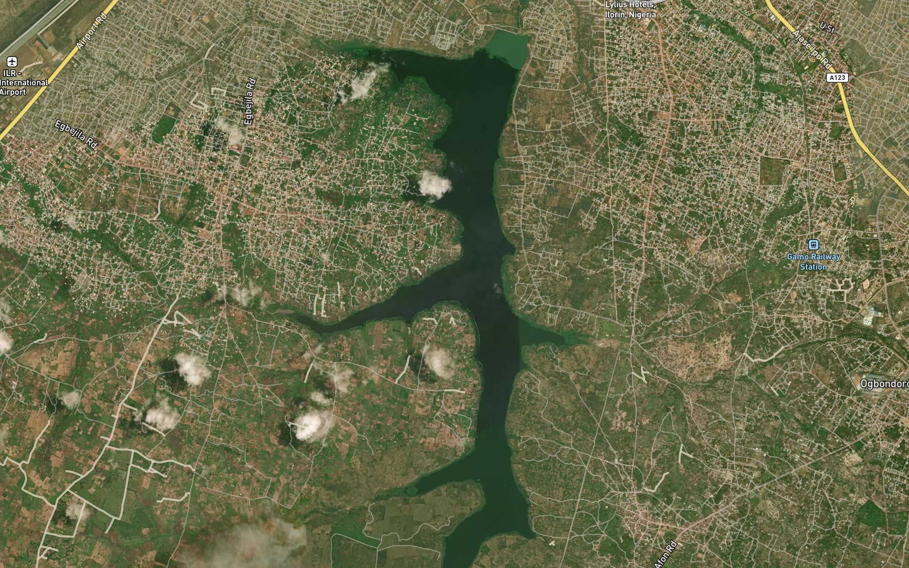 Satellite map of the RiverJia