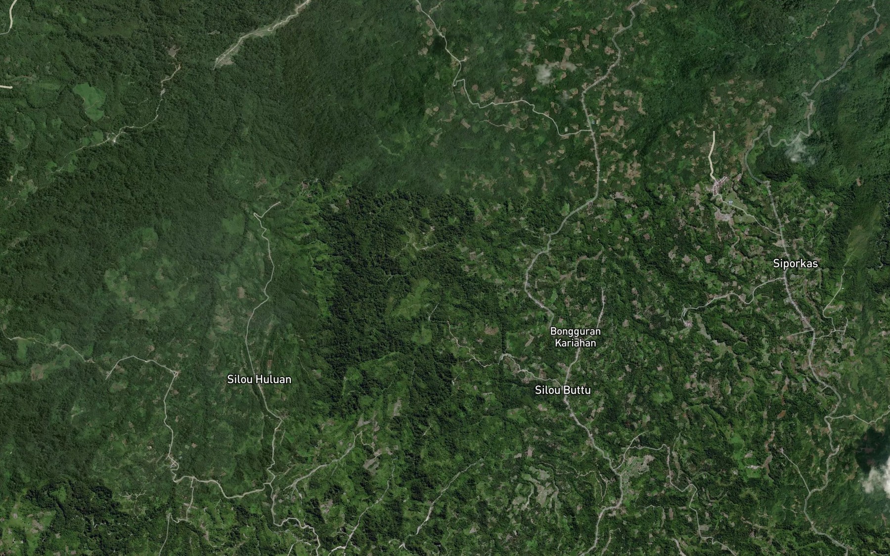 Satellite map of the Bah Barisih