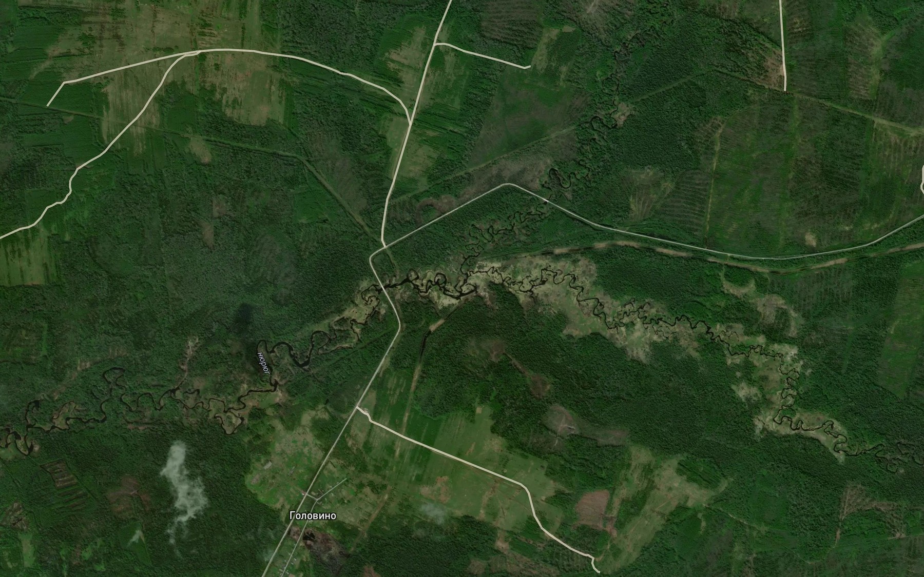Satellite map of the Zimukha