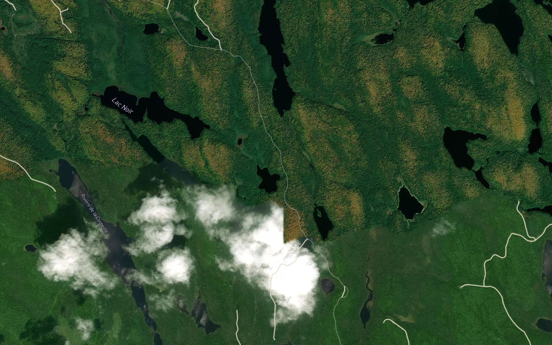 Satellite map of the Lac du Chasseur