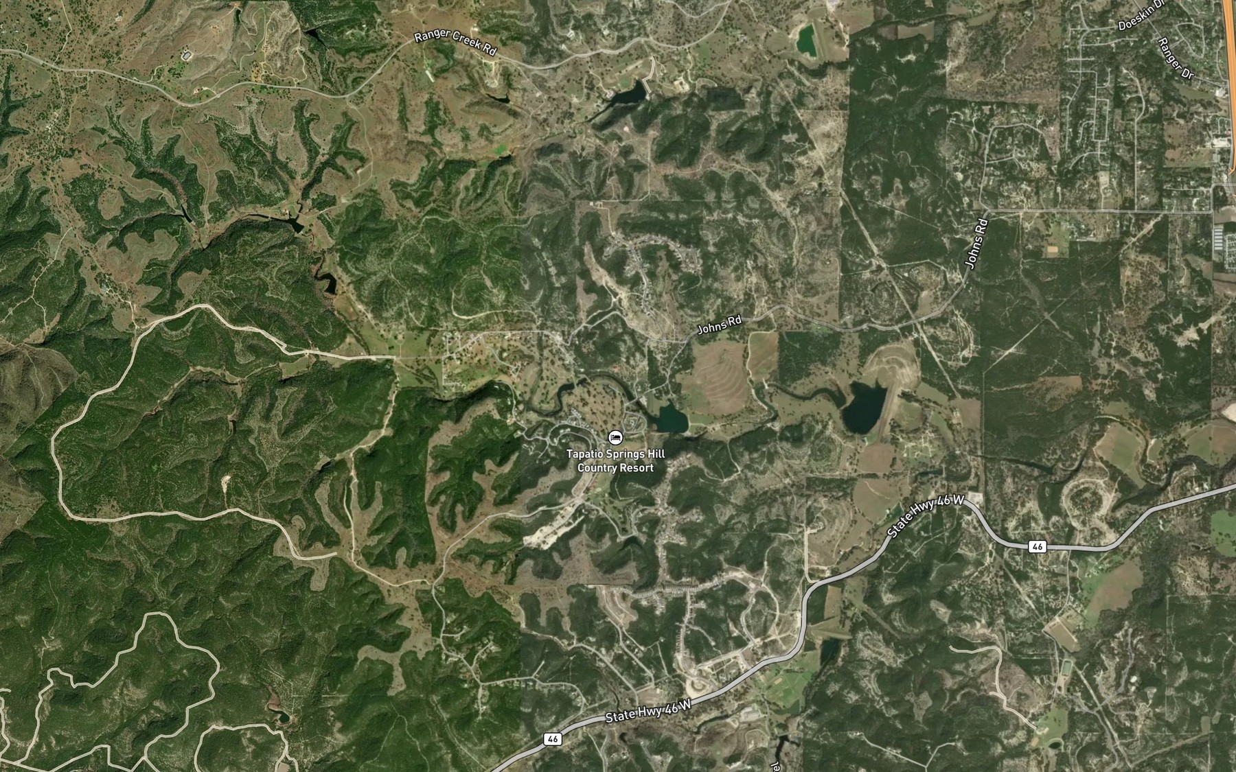 Satellite map of the Smith Investment Company Lake Number 3