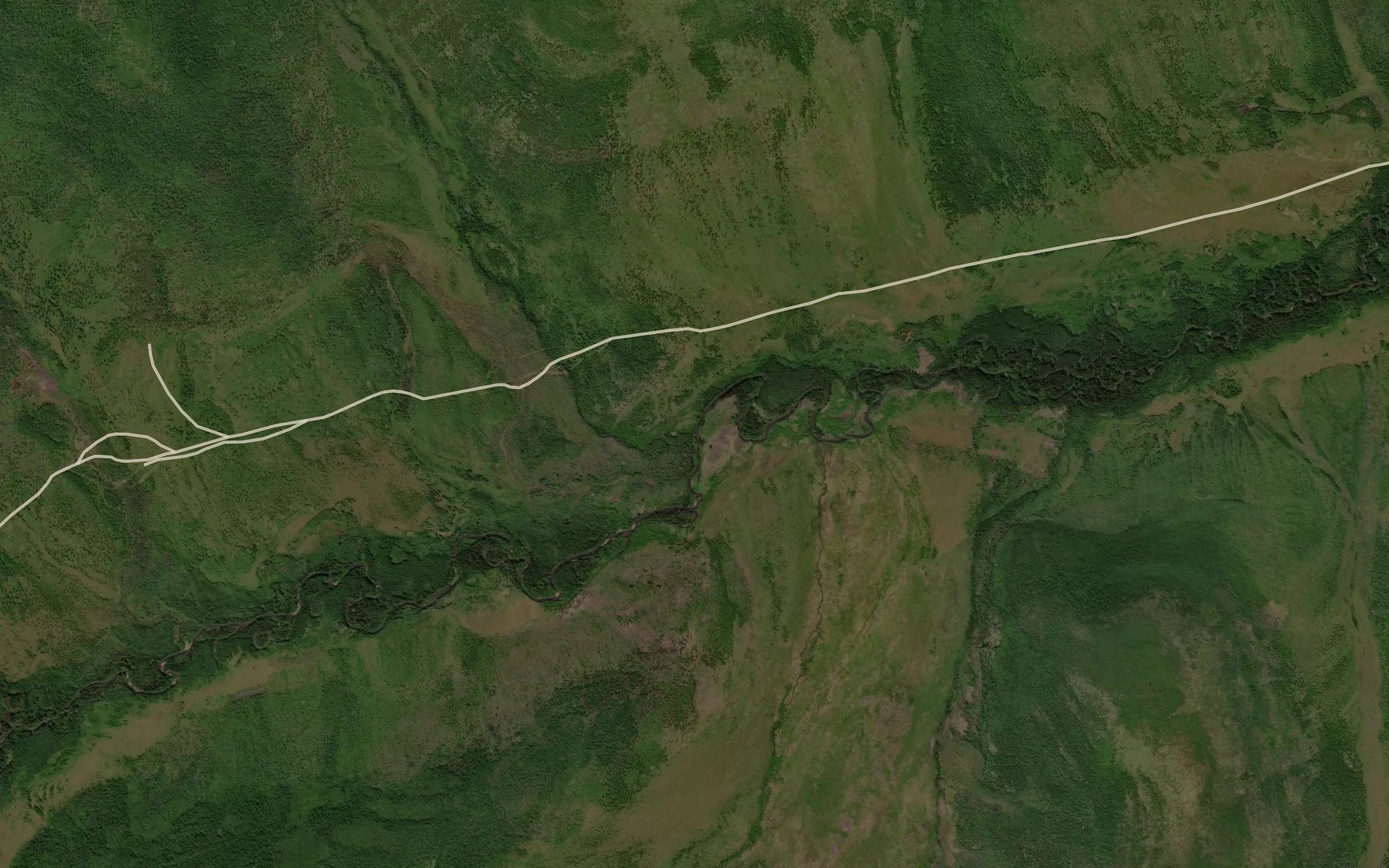 Satellite map of the Tarynnakh