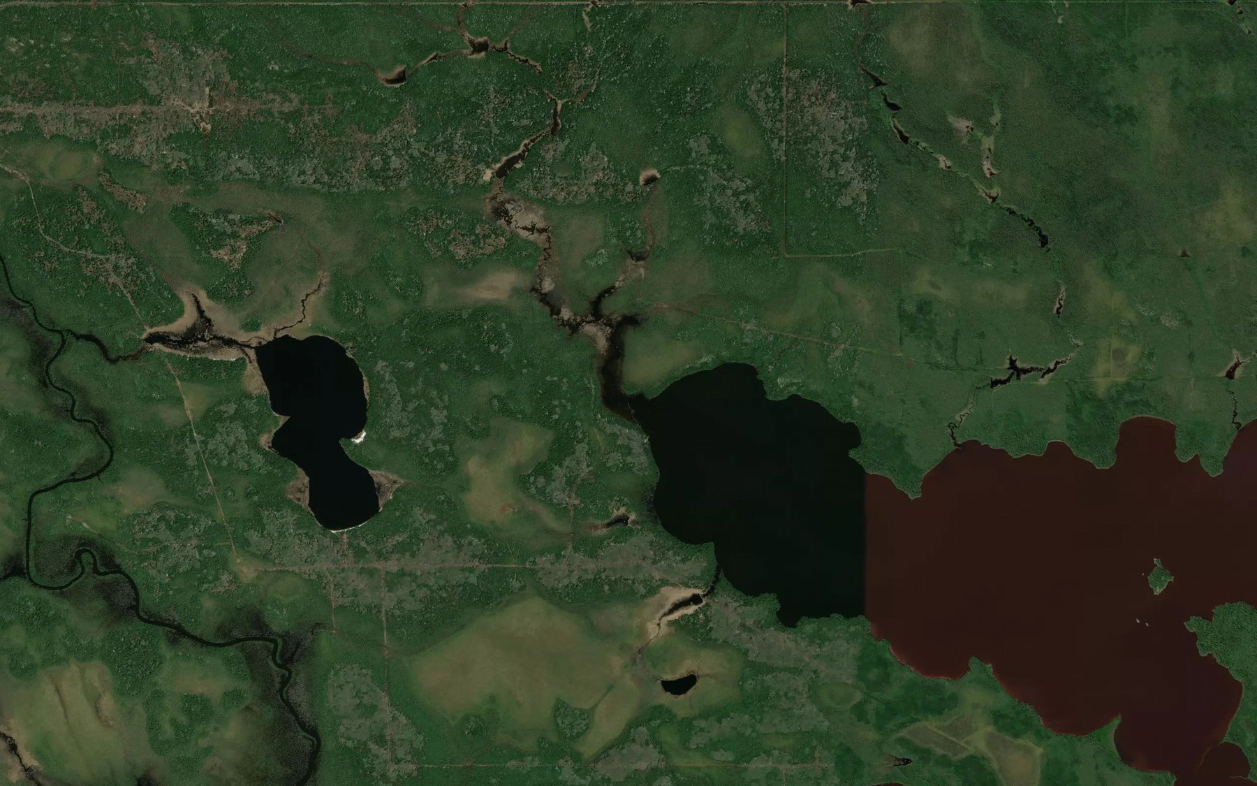 Satellite map of the Ruisseau Makadecibak