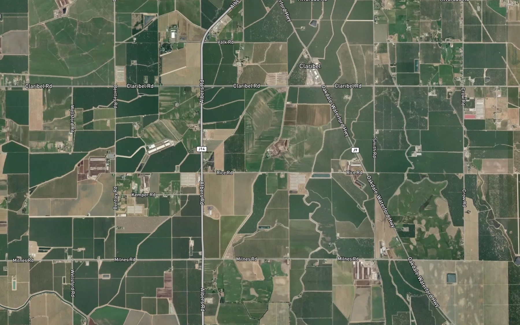 Satellite map of the Claribel Lateral