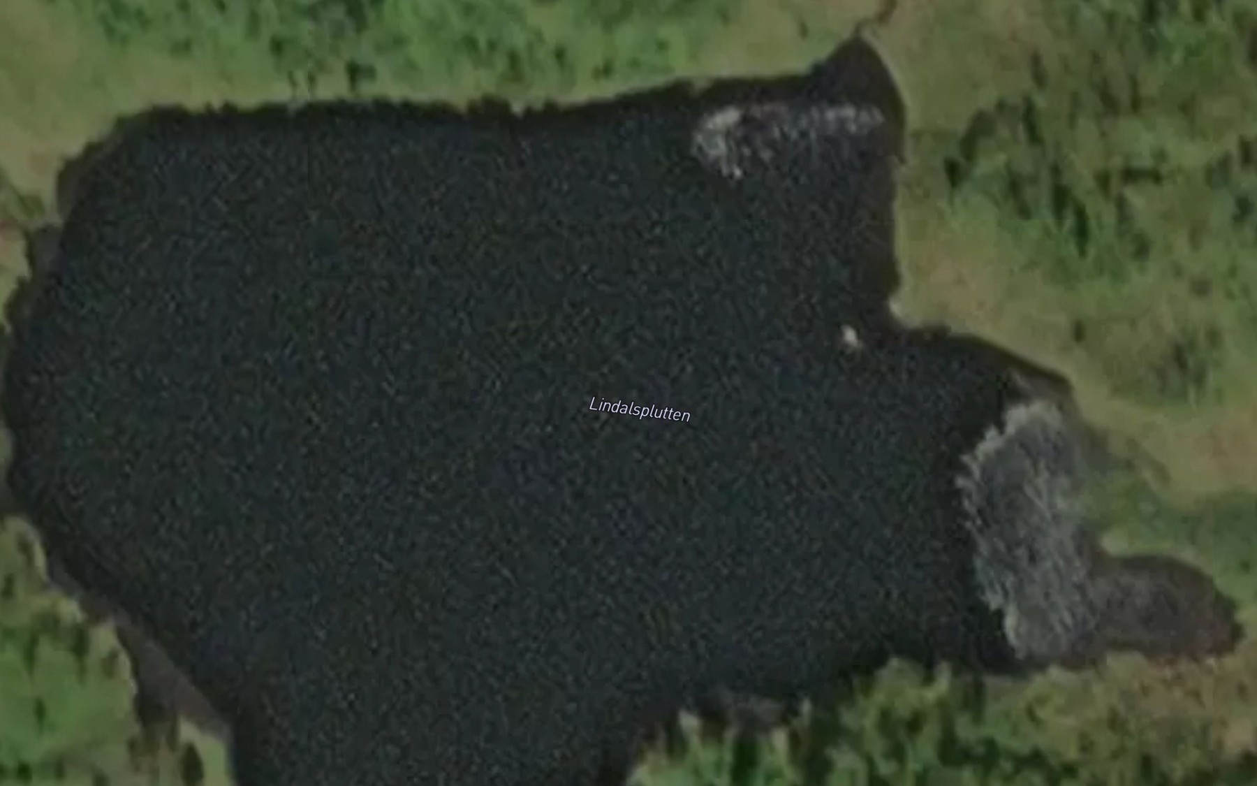 Satellite map of the Lindalsplutten