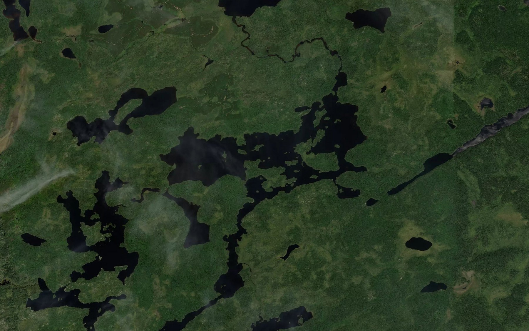 Satellite map of the Gaal Lake