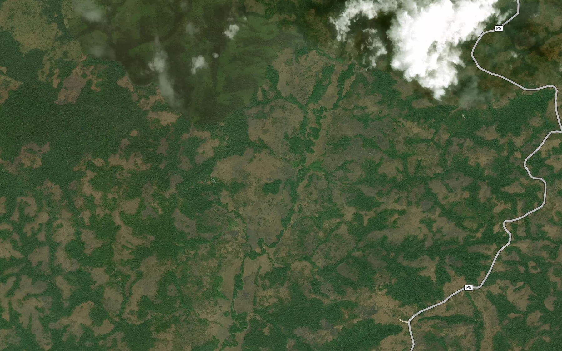 Satellite map of the Limboka