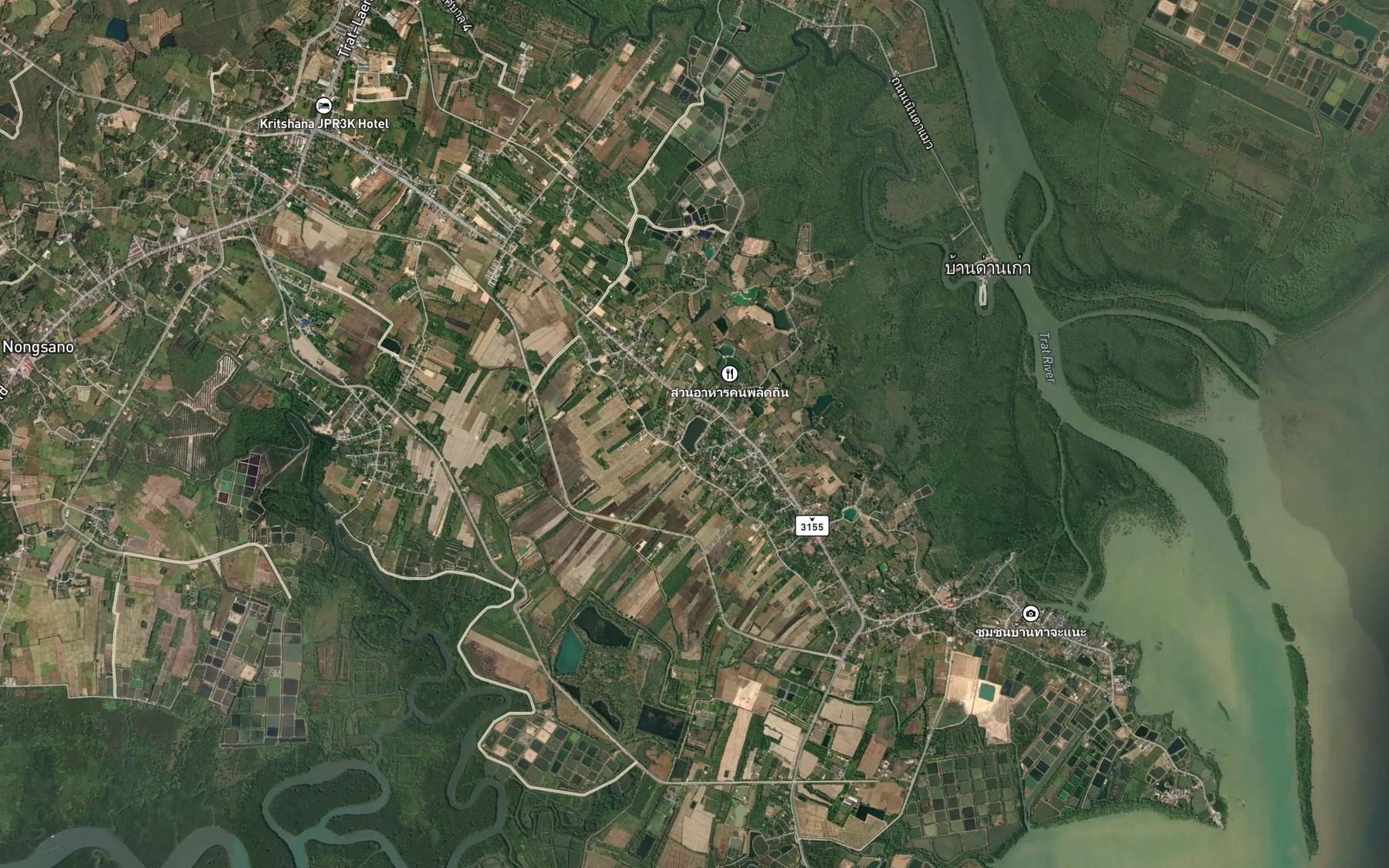Satellite map of the Nong Khan Song