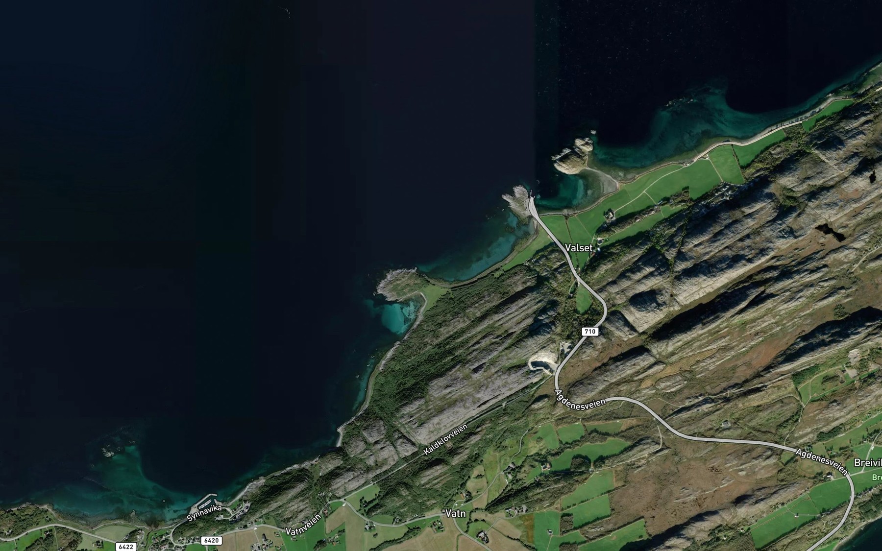 Satellite map of the Meholmbukta