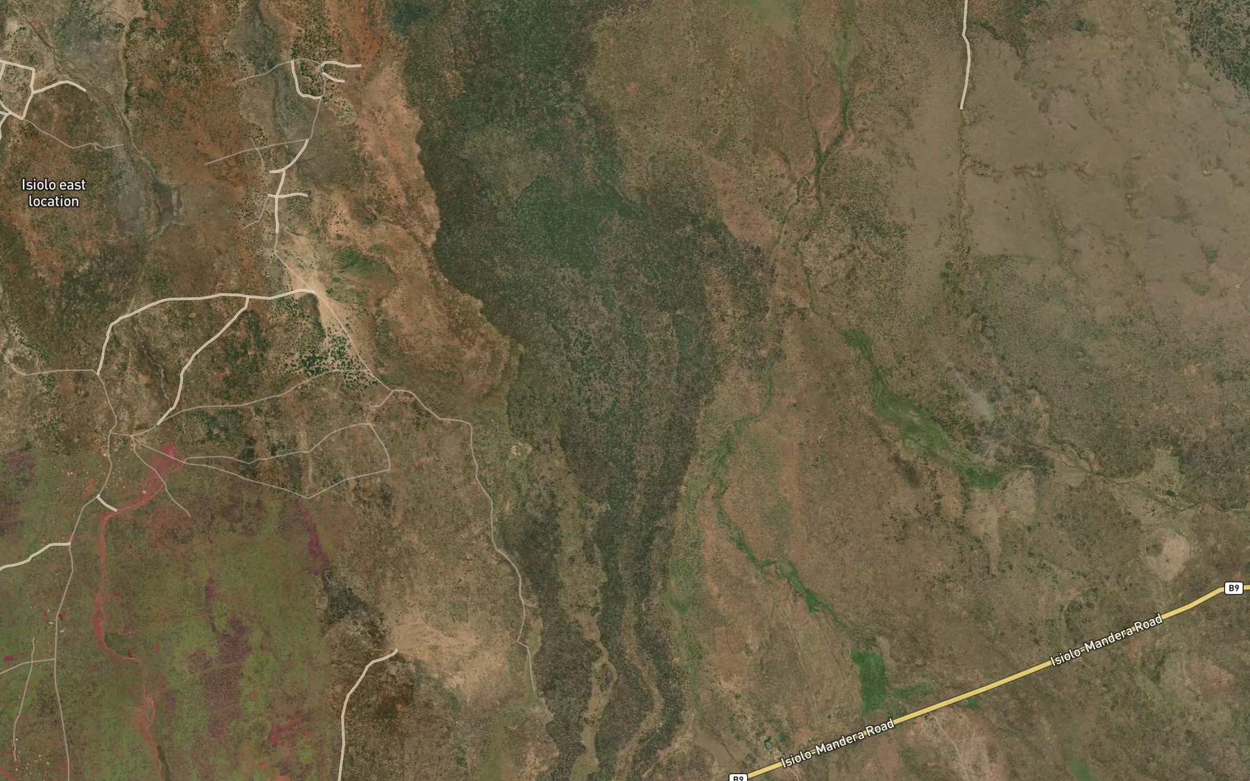 Satellite map of the Mulbe